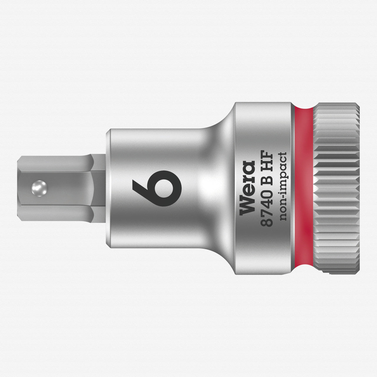 Wera 003035 3/8" Drive Zyklop Hex-Plus Bit Socket with Holding Function 6.0 mm