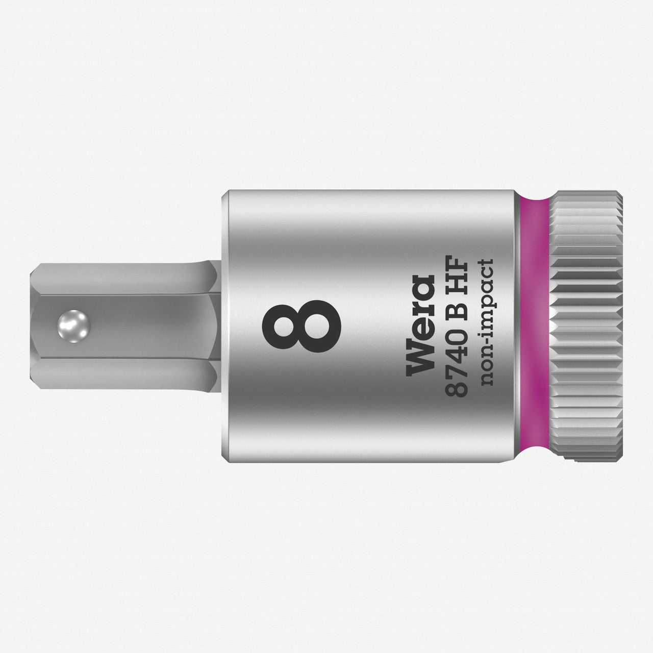 Wera 003039 3/8" Drive Zyklop Hex-Plus Bit Socket with Holding Function 8.0 mm