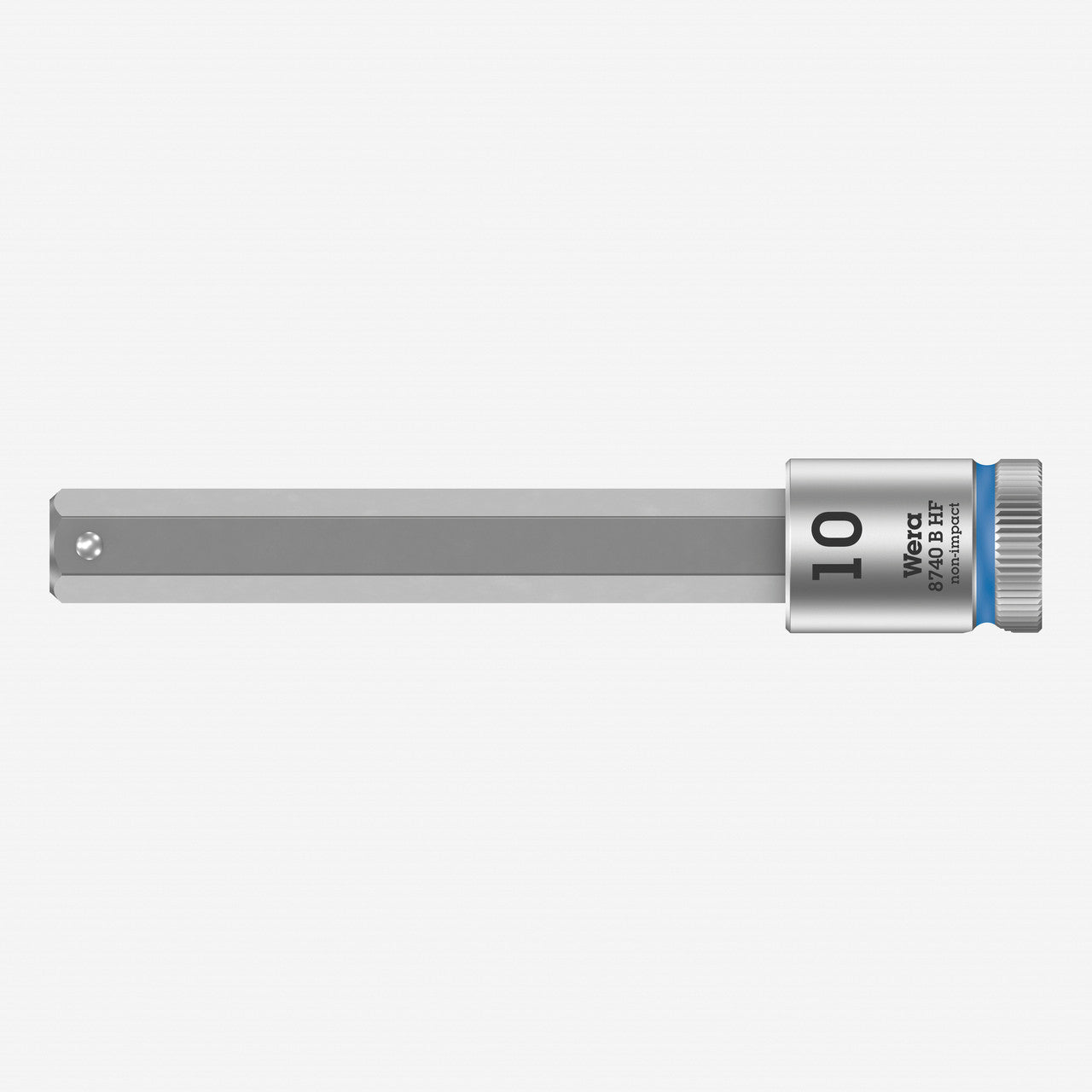 Wera 003044 3/8" Drive Zyklop Hex-Plus Bit Socket with Holding Function 10 mm Long