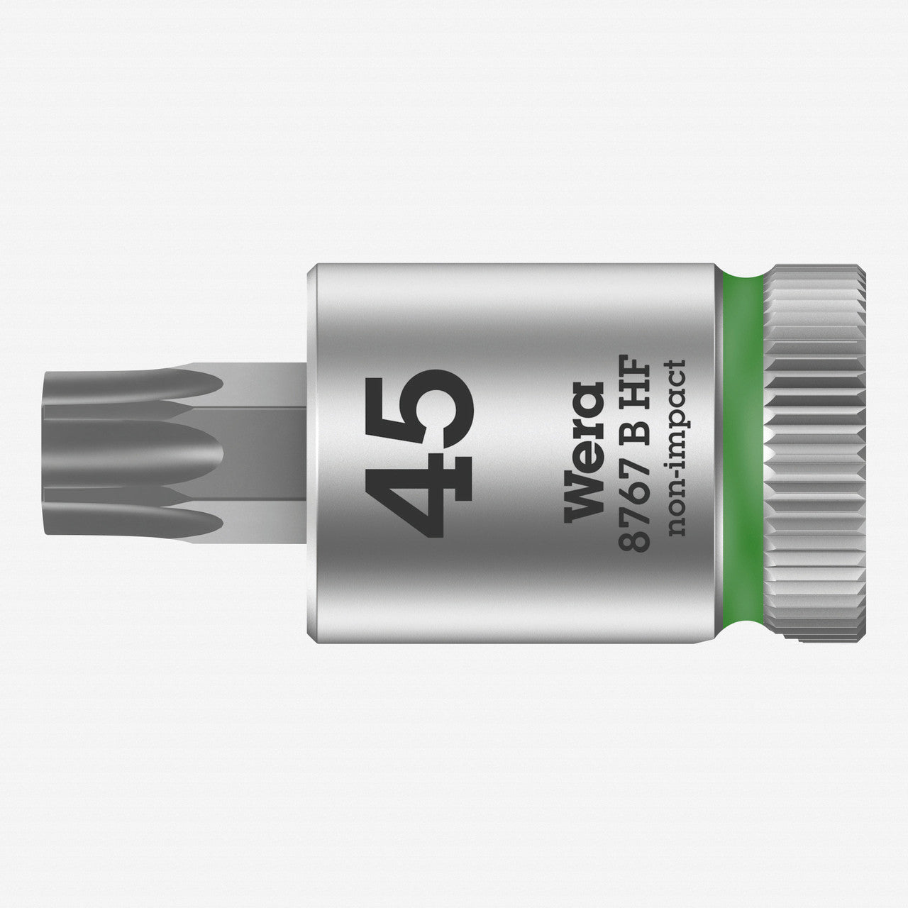 Wera 003070 3/8" Drive Zyklop TORX Bit Socket with Holding Function T45