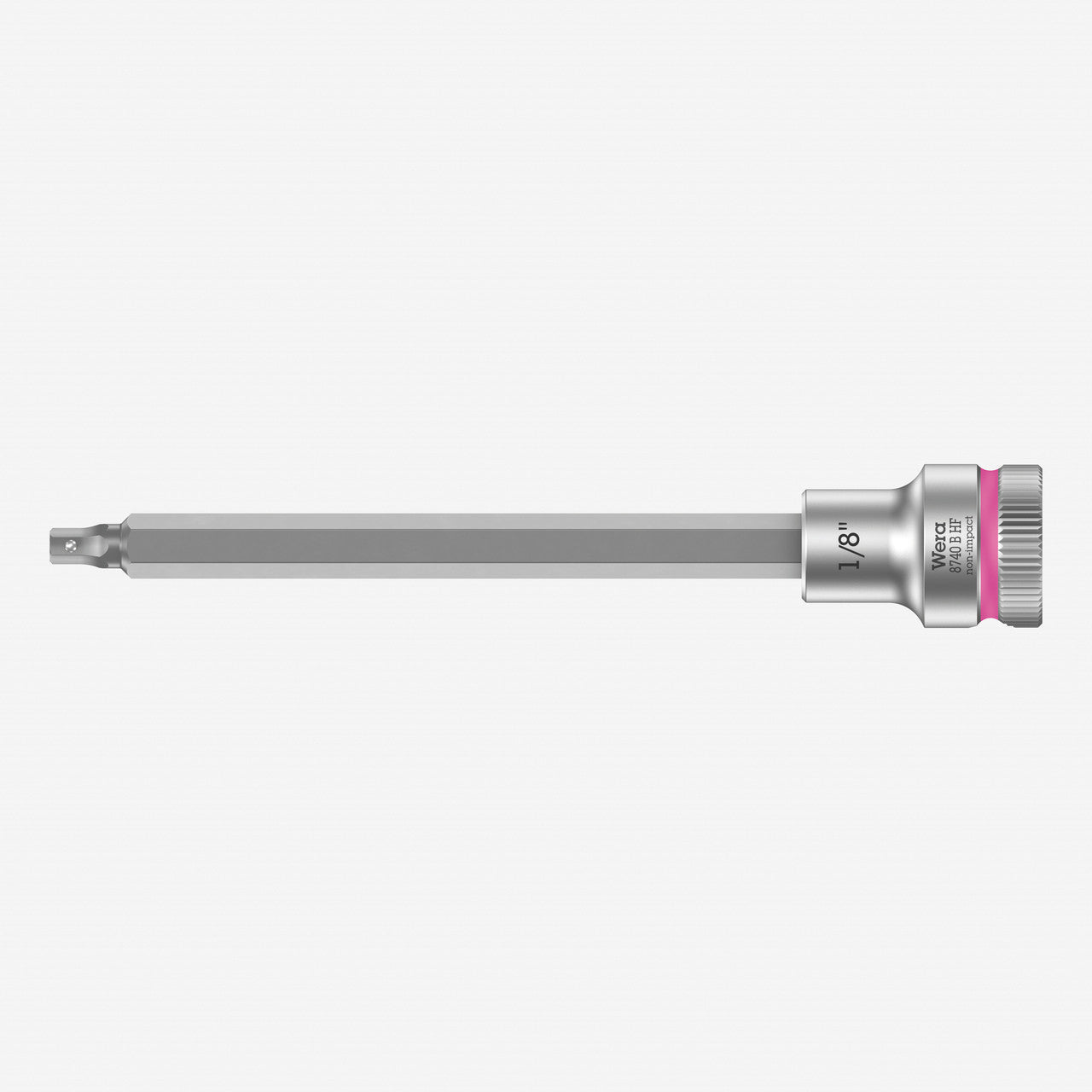 Wera 003081 3/8" Drive Zyklop Hex-Plus Bit Socket with Holding Function 1/8" Long