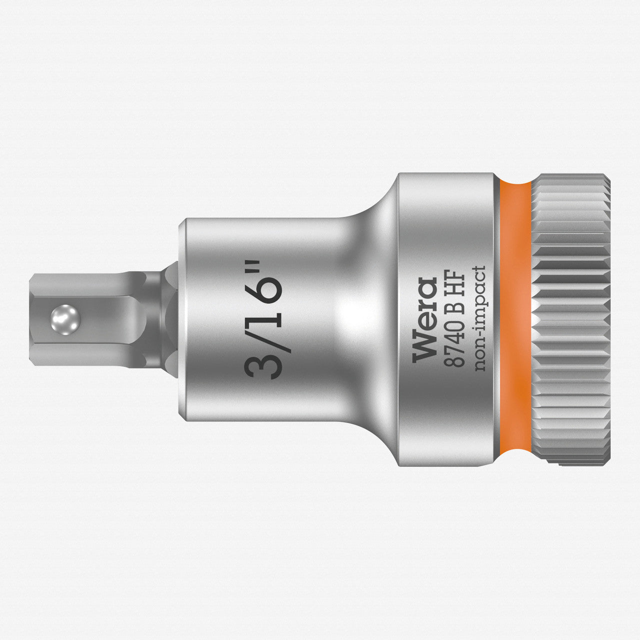 Wera 003085 3/8" Drive Zyklop Hex-Plus Bit Socket with Holding Function 3/16"