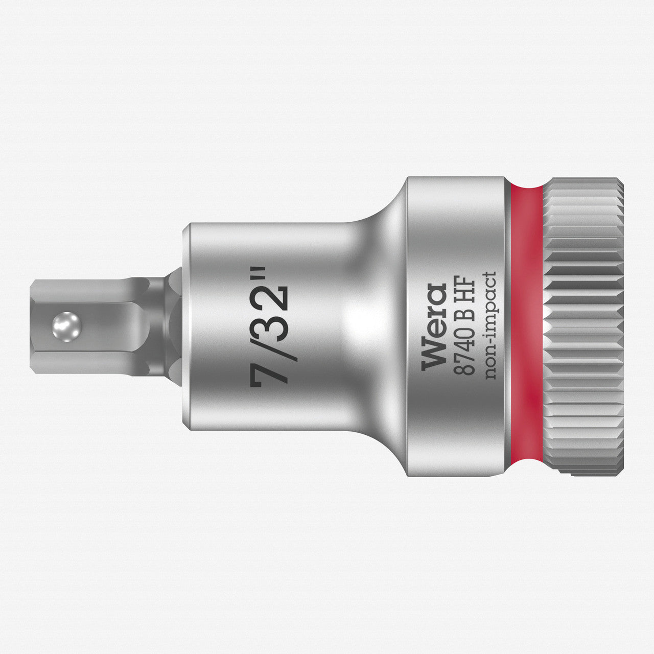 Wera 003087 3/8" Drive Zyklop Hex-Plus Bit Socket with Holding Function 7/32"