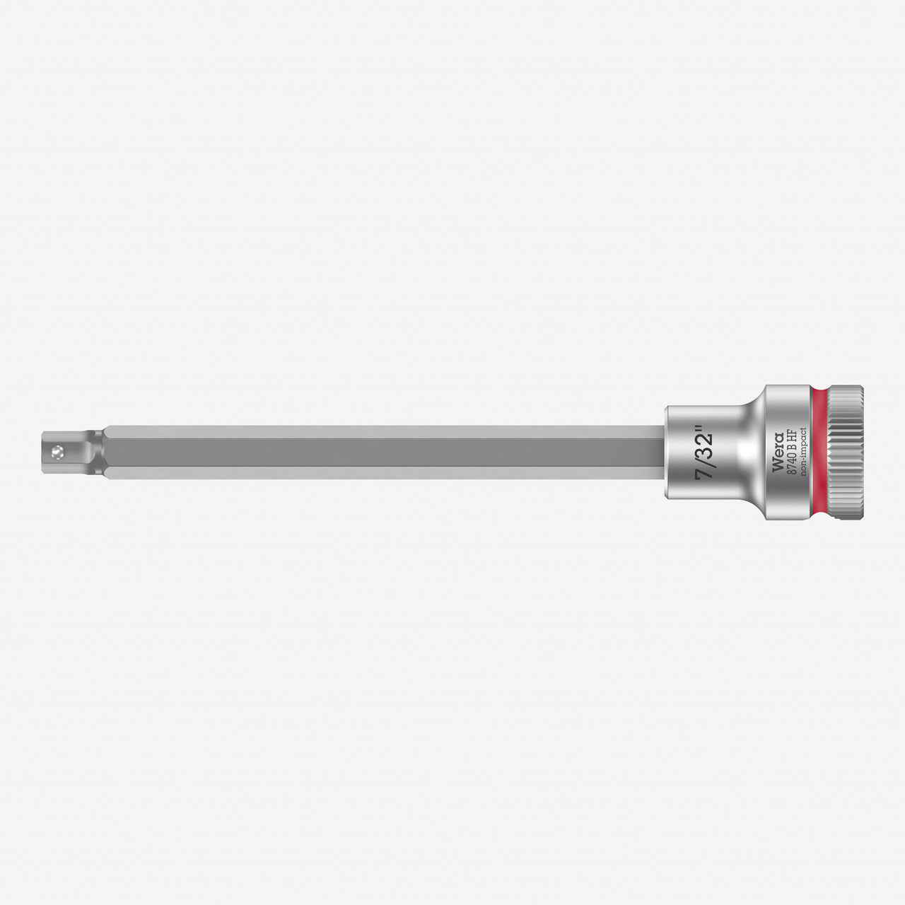 Wera 003088 3/8" Drive Zyklop Hex-Plus Bit Socket with Holding Function 7/32" Long