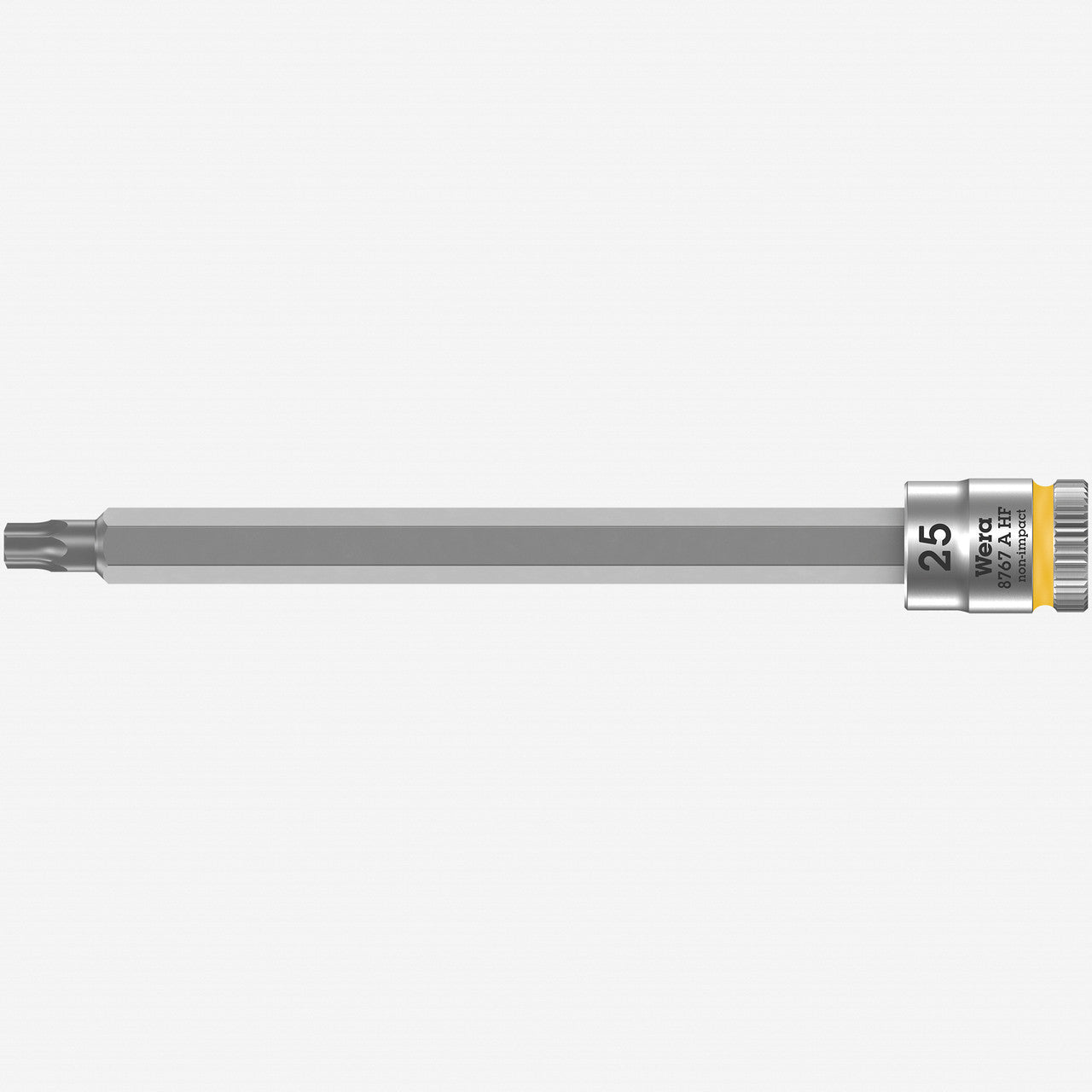 Wera 003366 8767 A HF TORX Zyklop Bit Socket 1/4" Drive with Holding Function , TX 25 x 100 mm