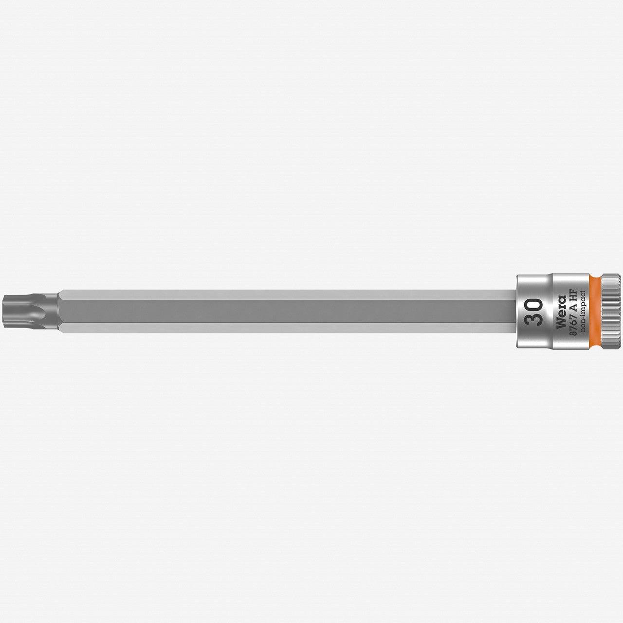 Wera 003370 8767 A HF TORX Zyklop Bit Socket 1/4" Drive with Holding Function , TX 30 x 100 mm
