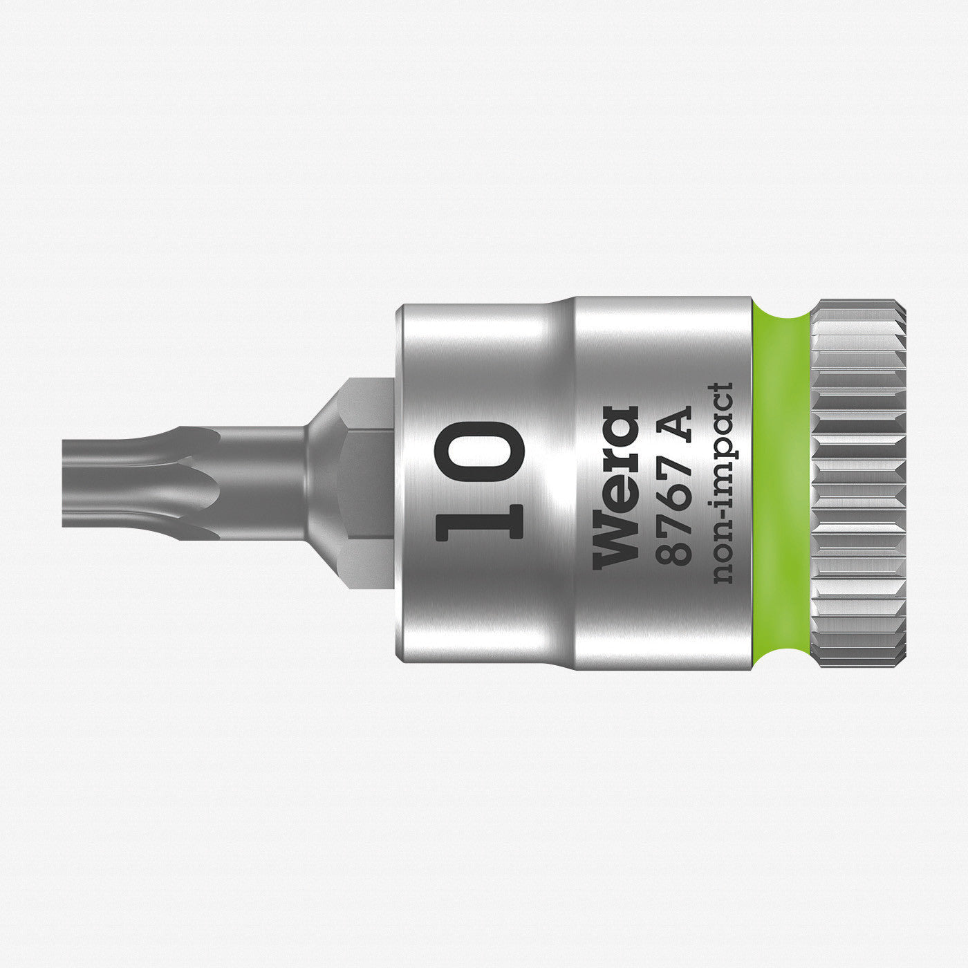 Wera 003390 8767 A TORX Zyklop Bit Socket with 1/4" Drive, T10
