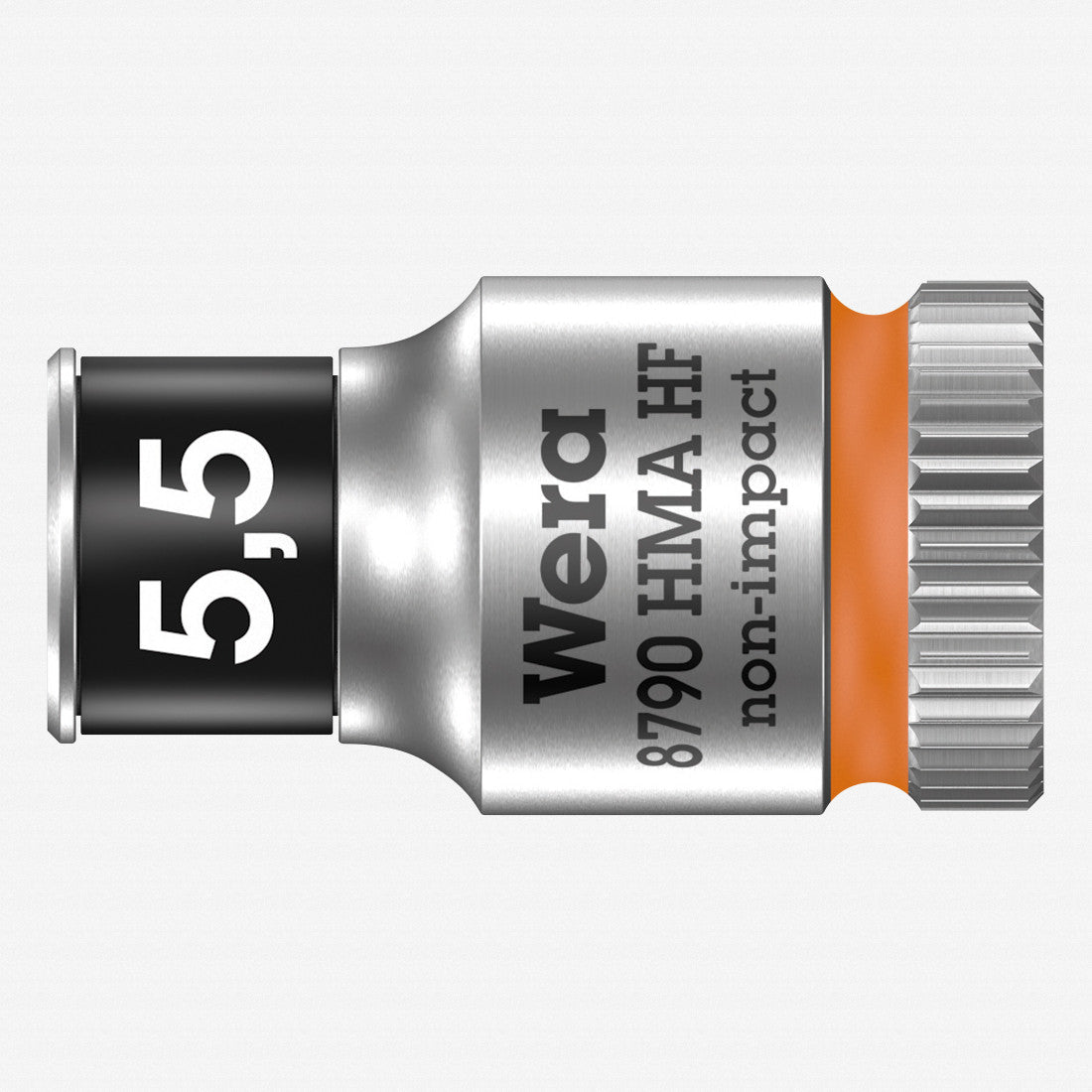 Wera 003720 8790 HMA HF Zyklop Socket, 1/4" Drive with Holding Function - 5.5mm