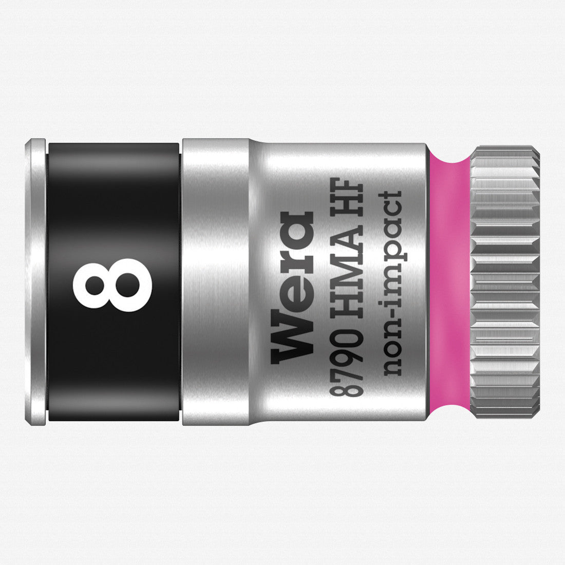 Wera 003723 8790 HMA HF Zyklop Socket, 1/4" Drive with Holding Function - 8.0mm