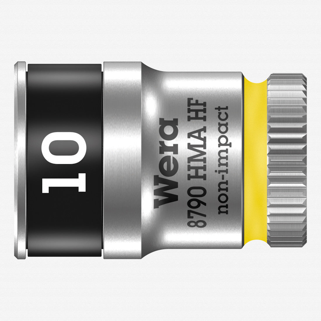 Wera 003725 8790 HMA HF Zyklop Socket, 1/4" Drive with Holding Function - 10mm