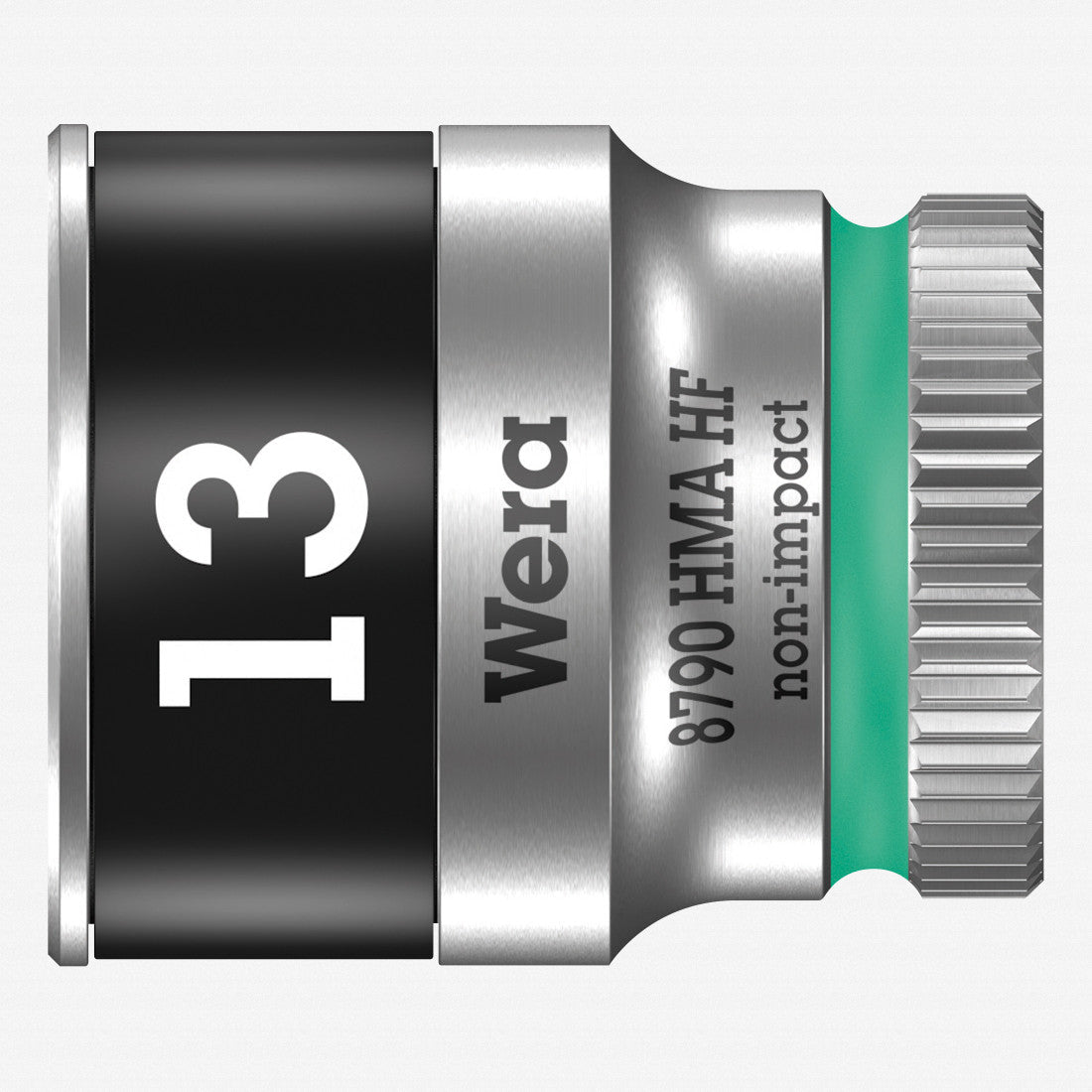 Wera 003728 8790 HMA HF Zyklop Socket, 1/4" Drive with Holding Function - 13mm