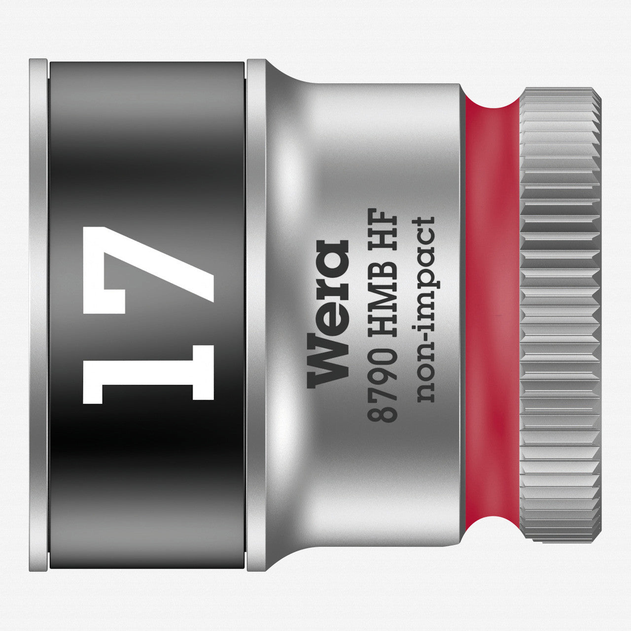 Wera 003751 Zyklop Socket with 3/8" Drive with Holding Function - 17 mm