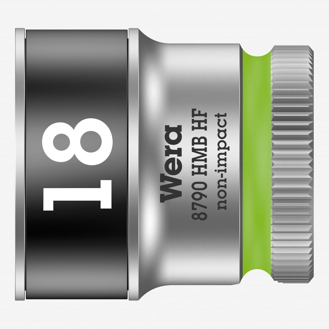 Wera 003752 Zyklop Socket with 3/8" Drive with Holding Function - 18 mm
