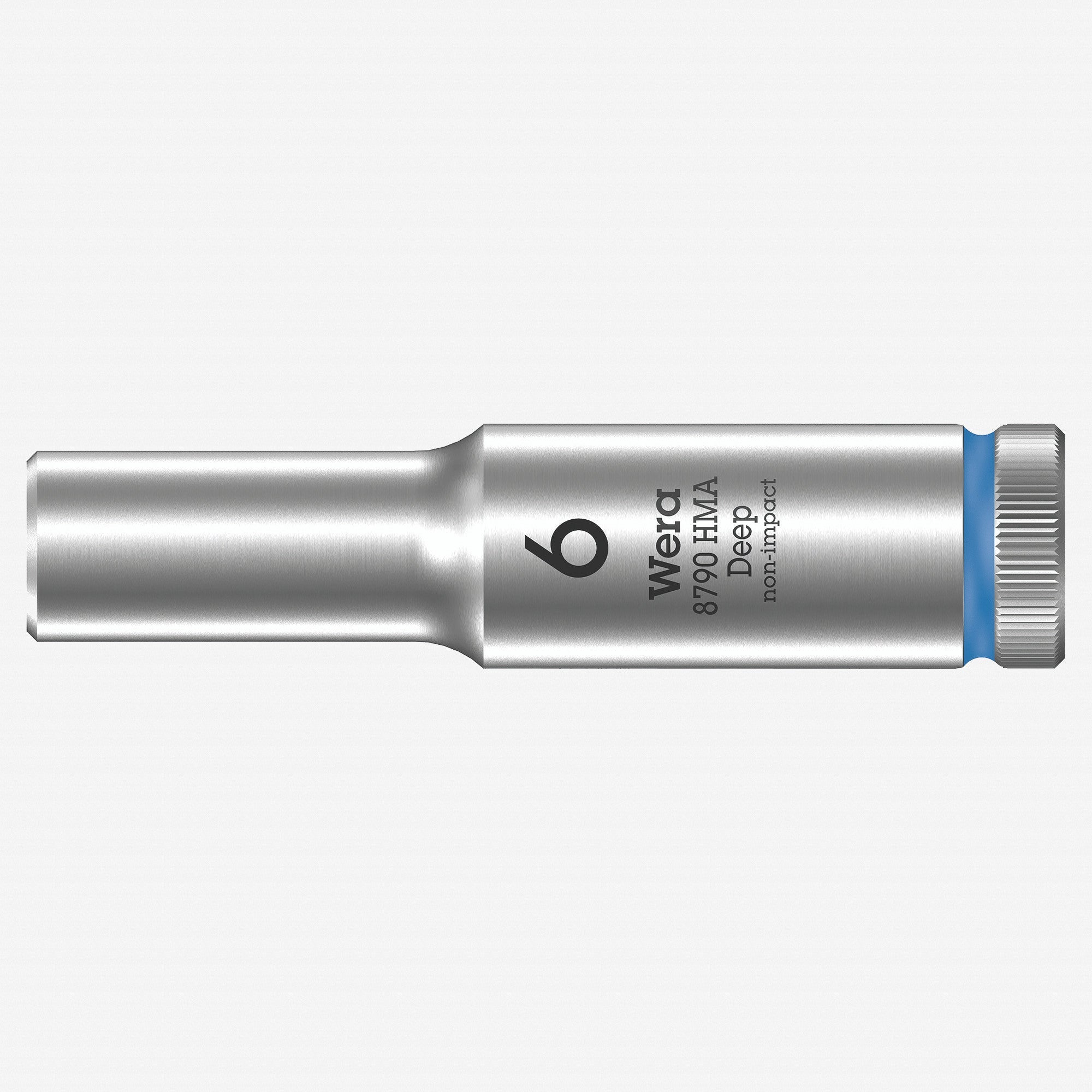 Wera 004503 Deep Socket, 6.0 x 1/4"