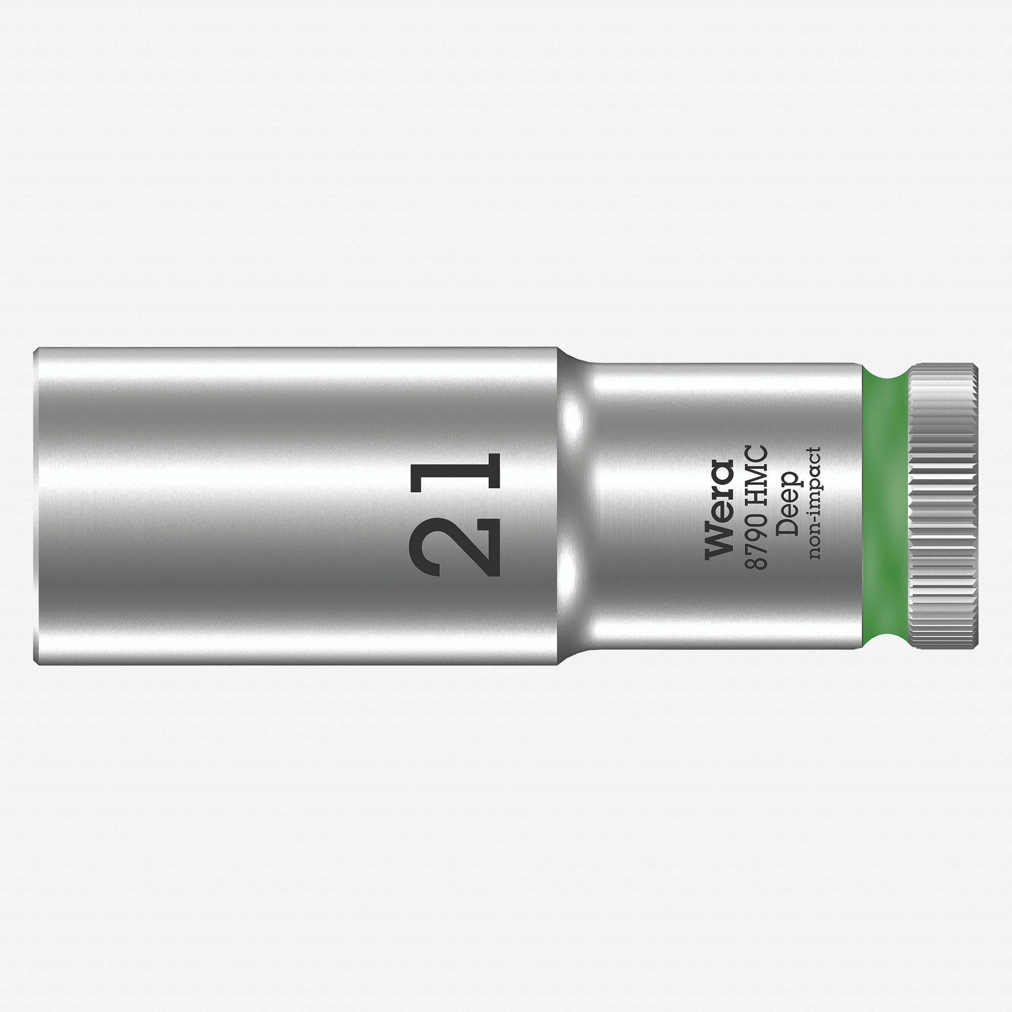 Wera 004561 Deep Socket, 21 x 1/2"