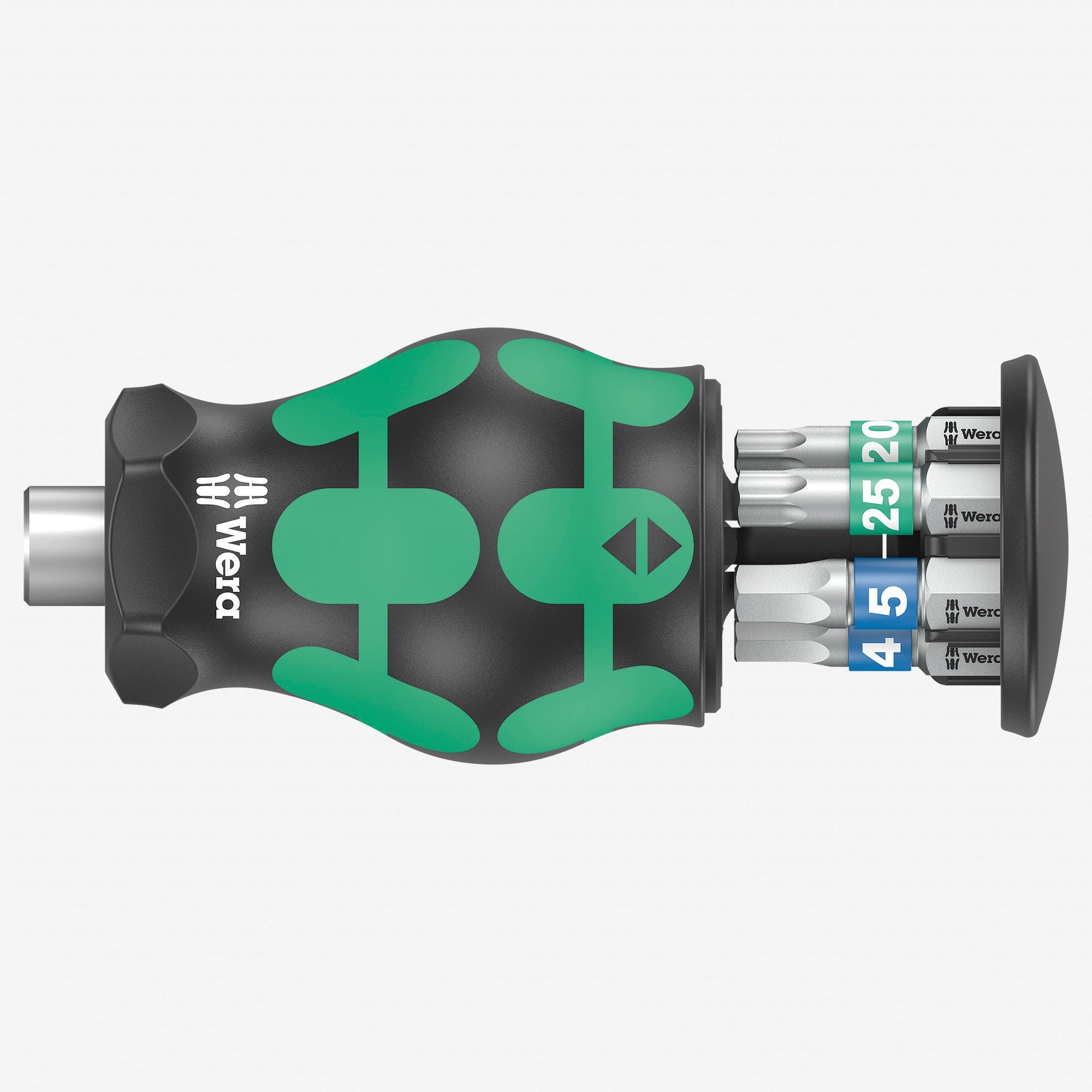 Wera 008875 Kraftform Kompakt Stubby 3 with TORX/Hex Bit Storage