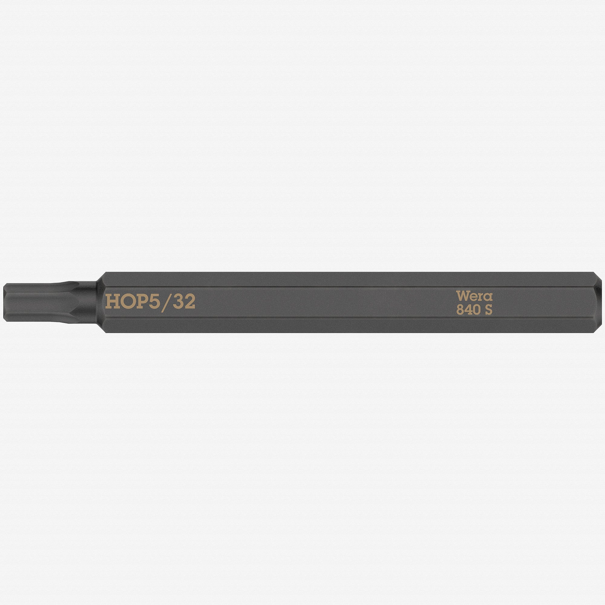 Wera 018155 Hex-Plus 840 S Bit for Impact Screwdriver, 5/32" x 70mm