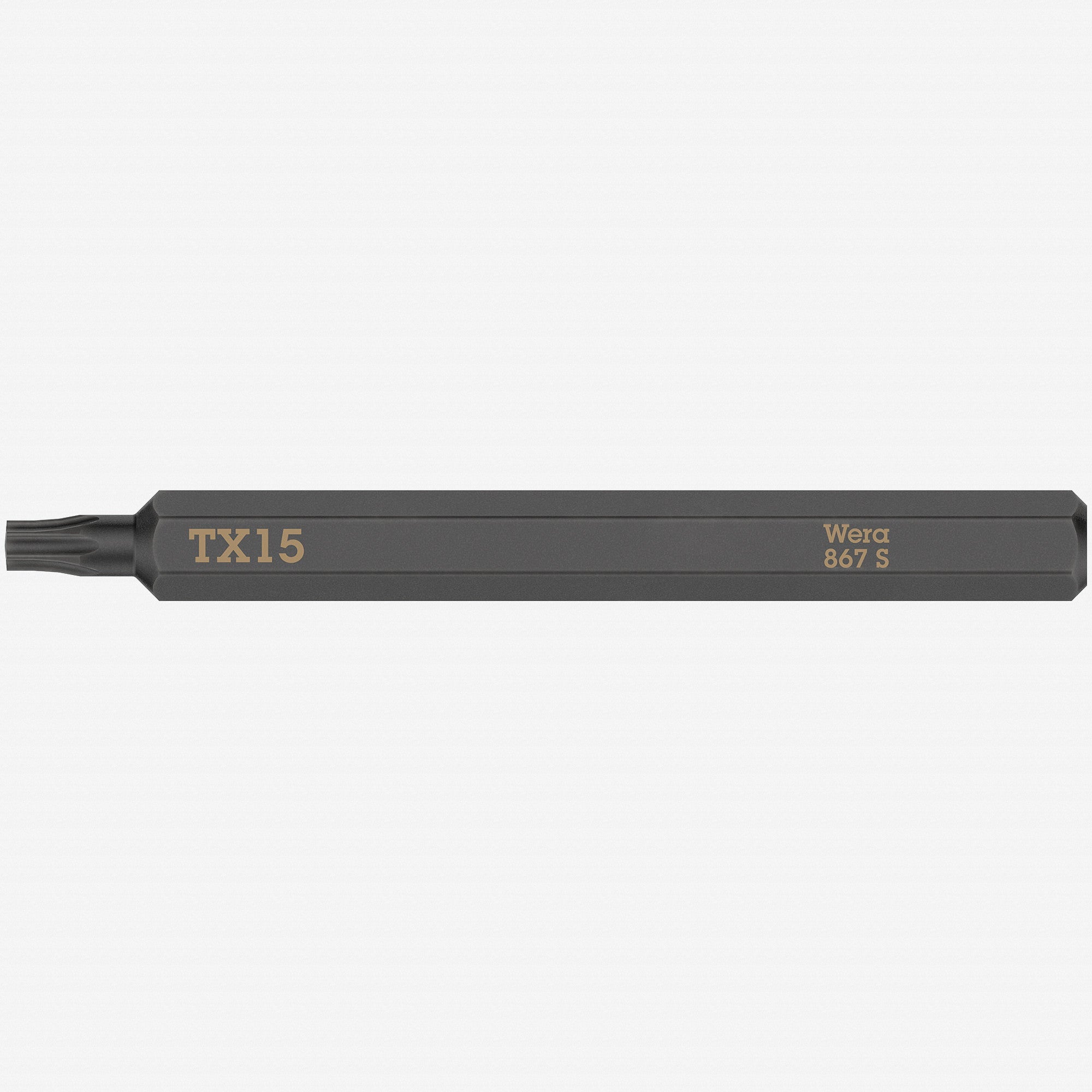 Wera 018166 TORX 867 S Bit for Impact Screwdriver, T15 x 70mm