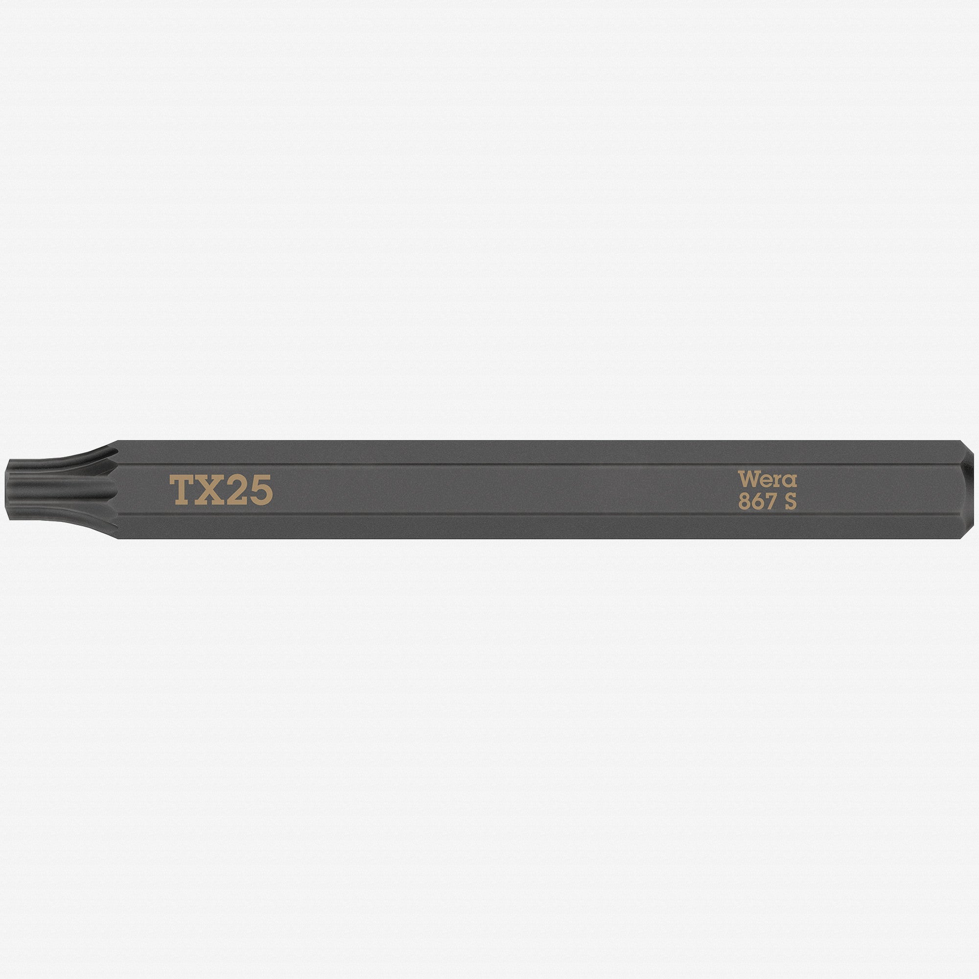 Wera 018168 TORX 867 S Bit for Impact Screwdriver, T25 x 70mm