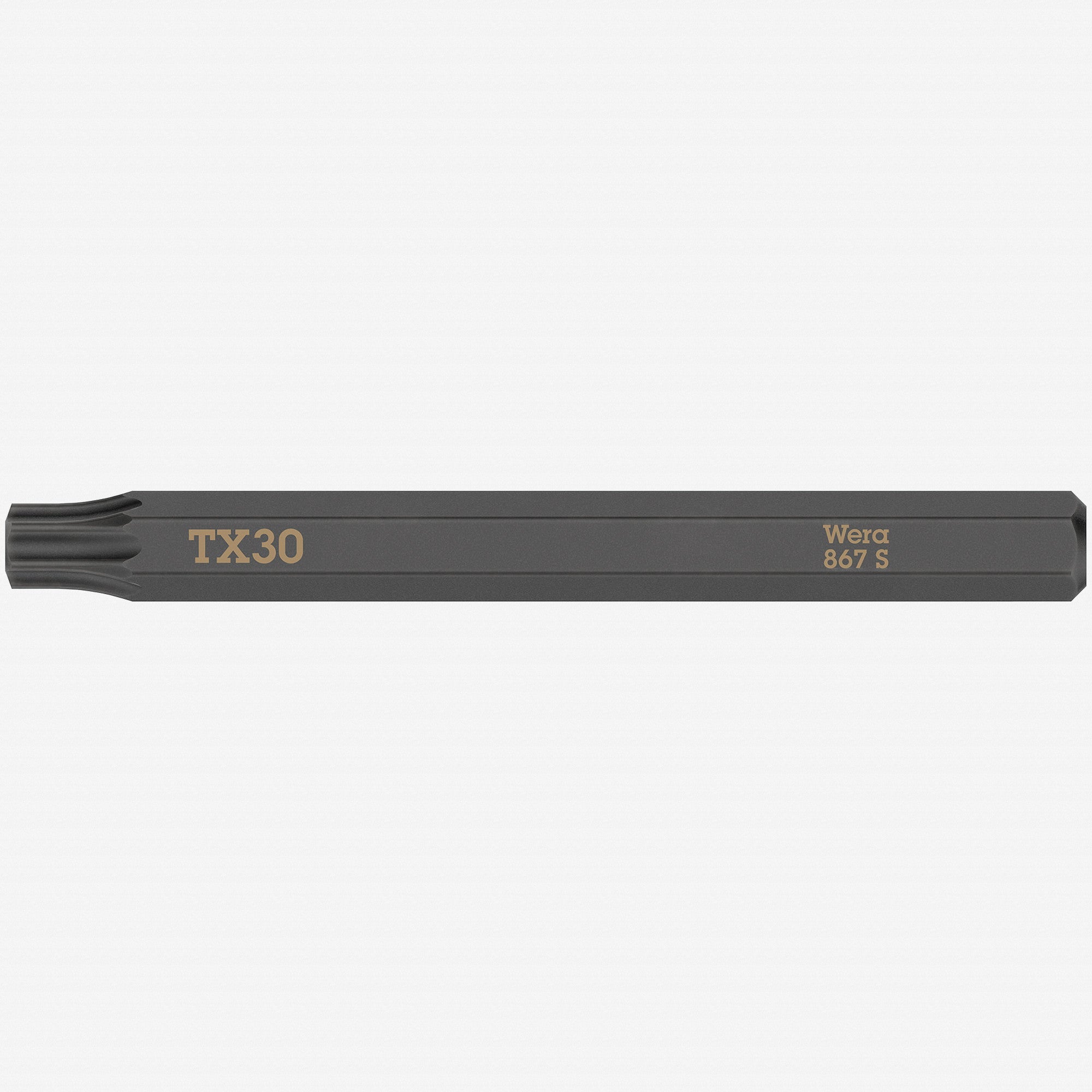 Wera 018169 TORX 867 S Bit for Impact Screwdriver, T30 x 70mm