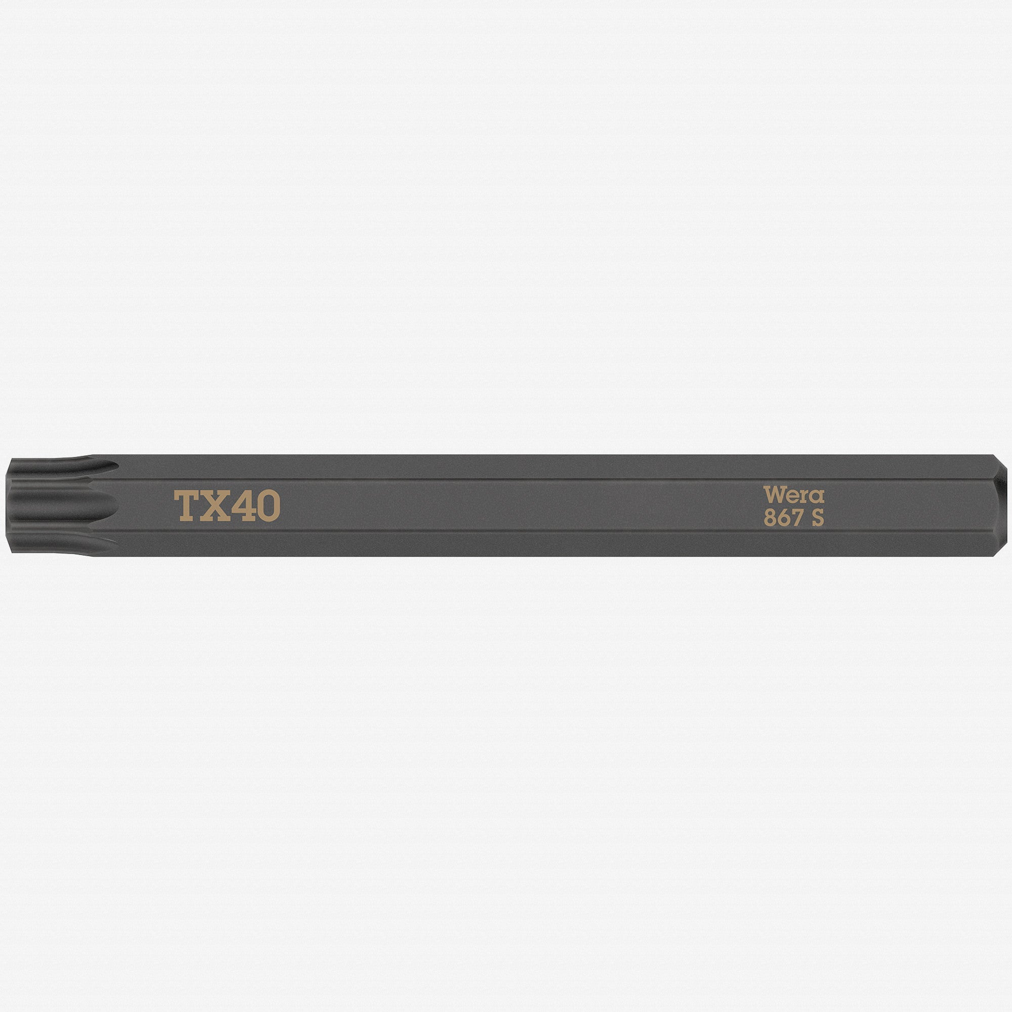Wera 018170 TORX 867 S Bit for Impact Screwdriver, T40 x 70mm