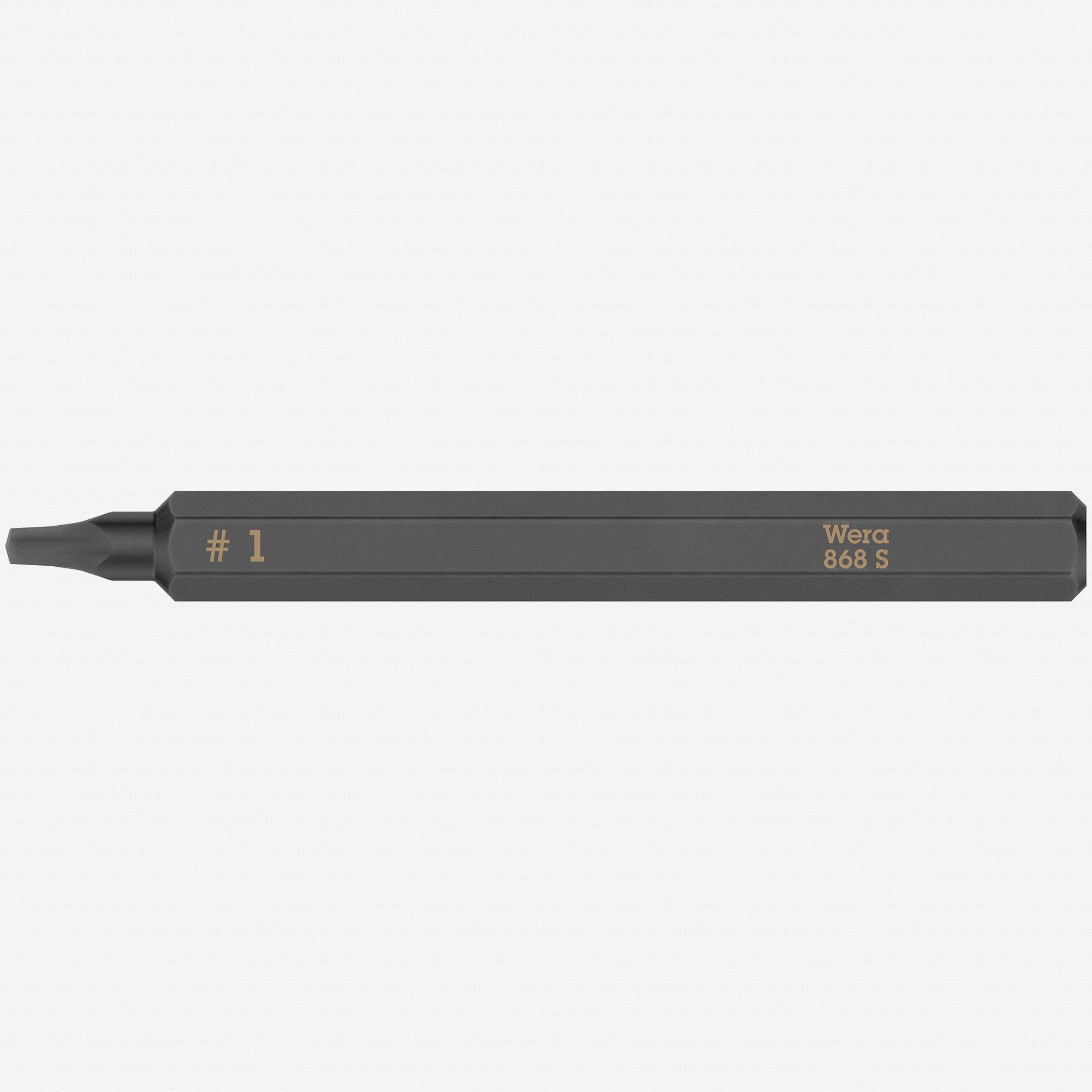 Wera 018171 Square 868 S Bit for Impact Screwdriver, #1 x 70mm
