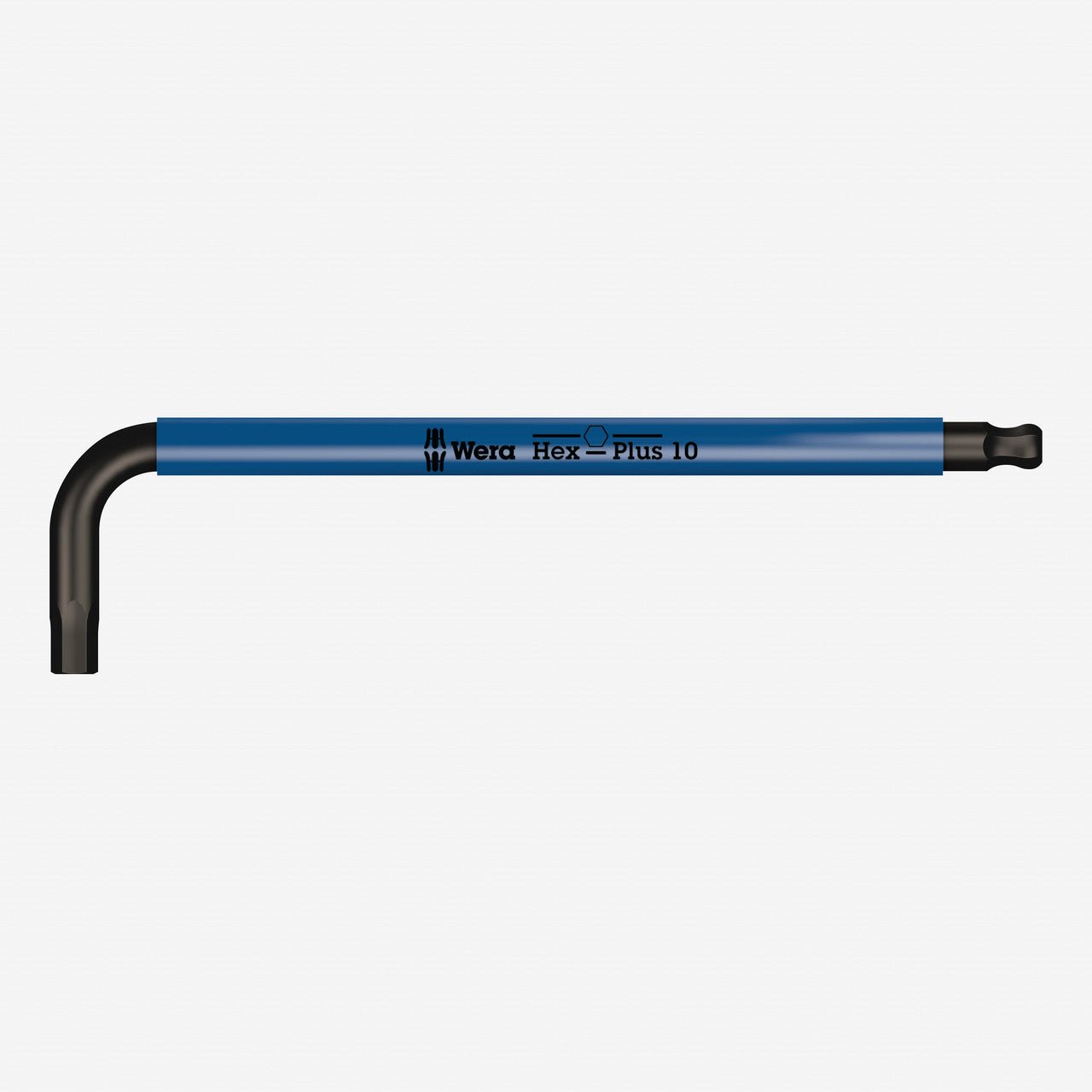 Wera 022205 10 x 224 mm Hex-Plus L-key with Holding Function (Blue)