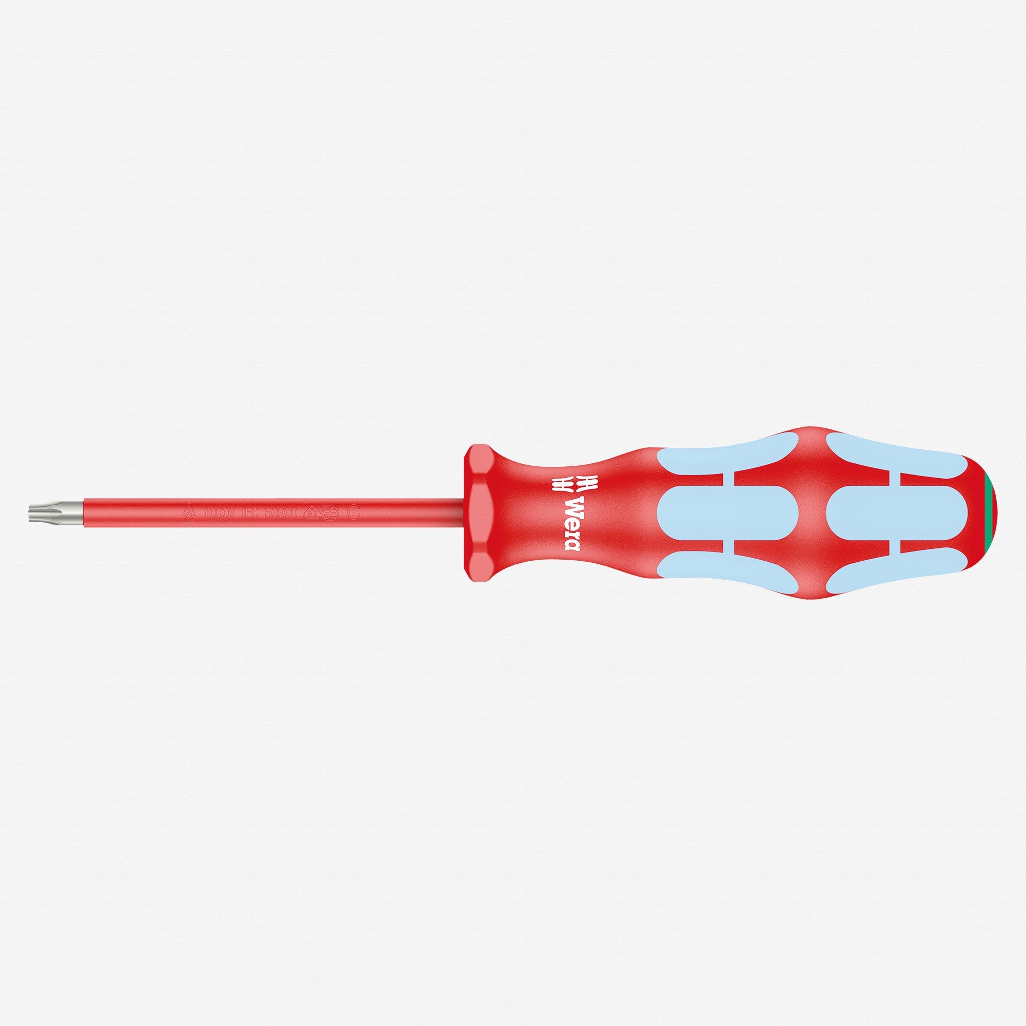 Wera 022764 Kraftform Plus VDE Stainless Steel TORX Screwdriver, T20 x 80 mm