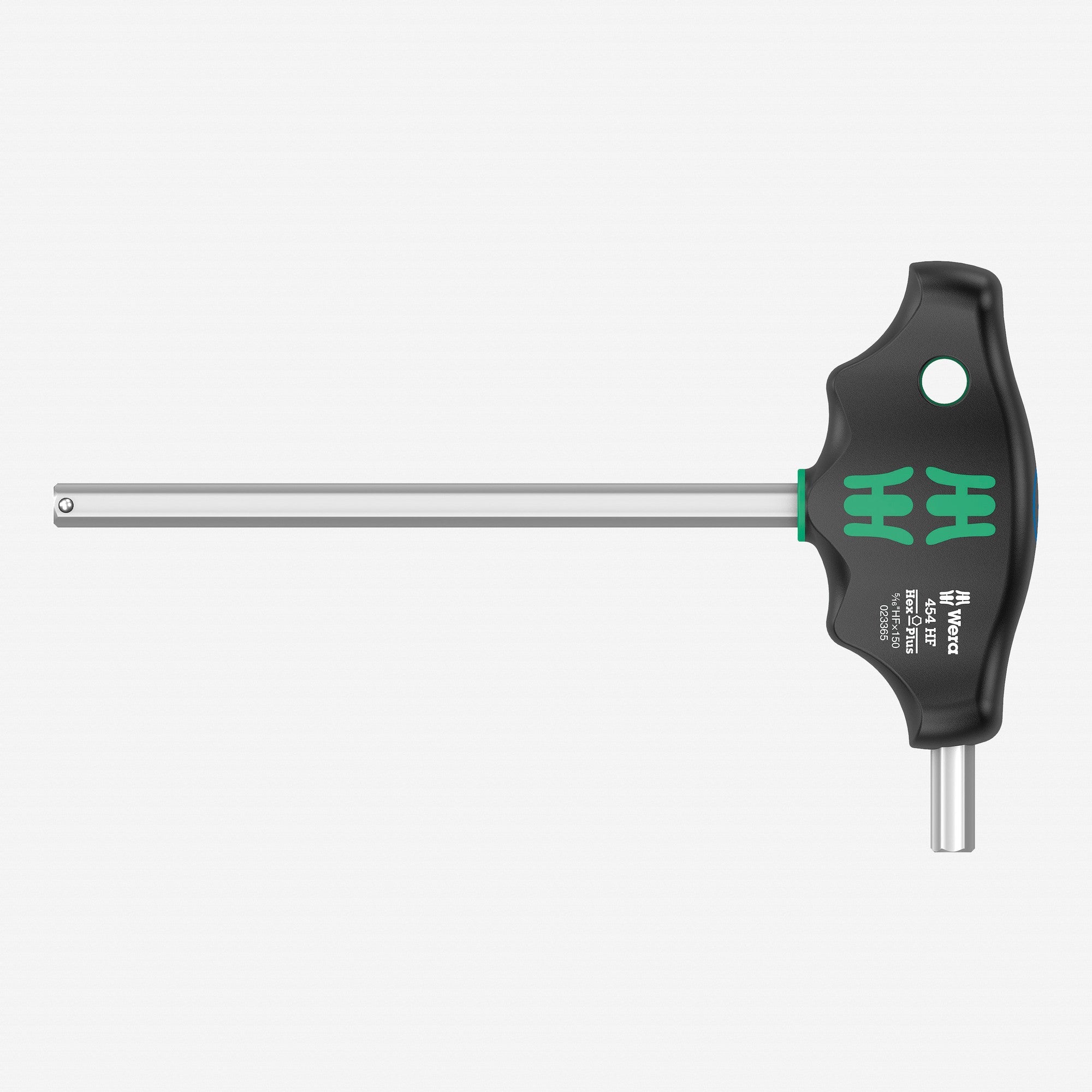 Wera 023365 Inch Hex-Plus T-handle with Holding Function, 5/16" x 150mm