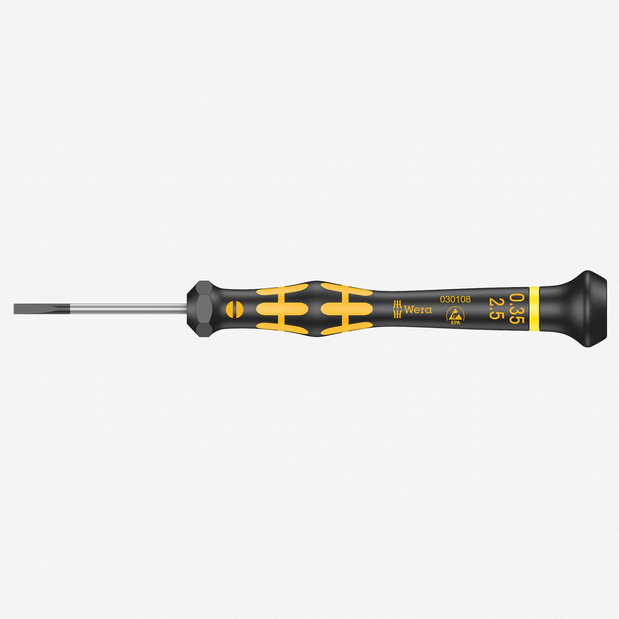 Wera 030108 2.5 x 40mm ESD Safe Micro Slotted Screwdriver