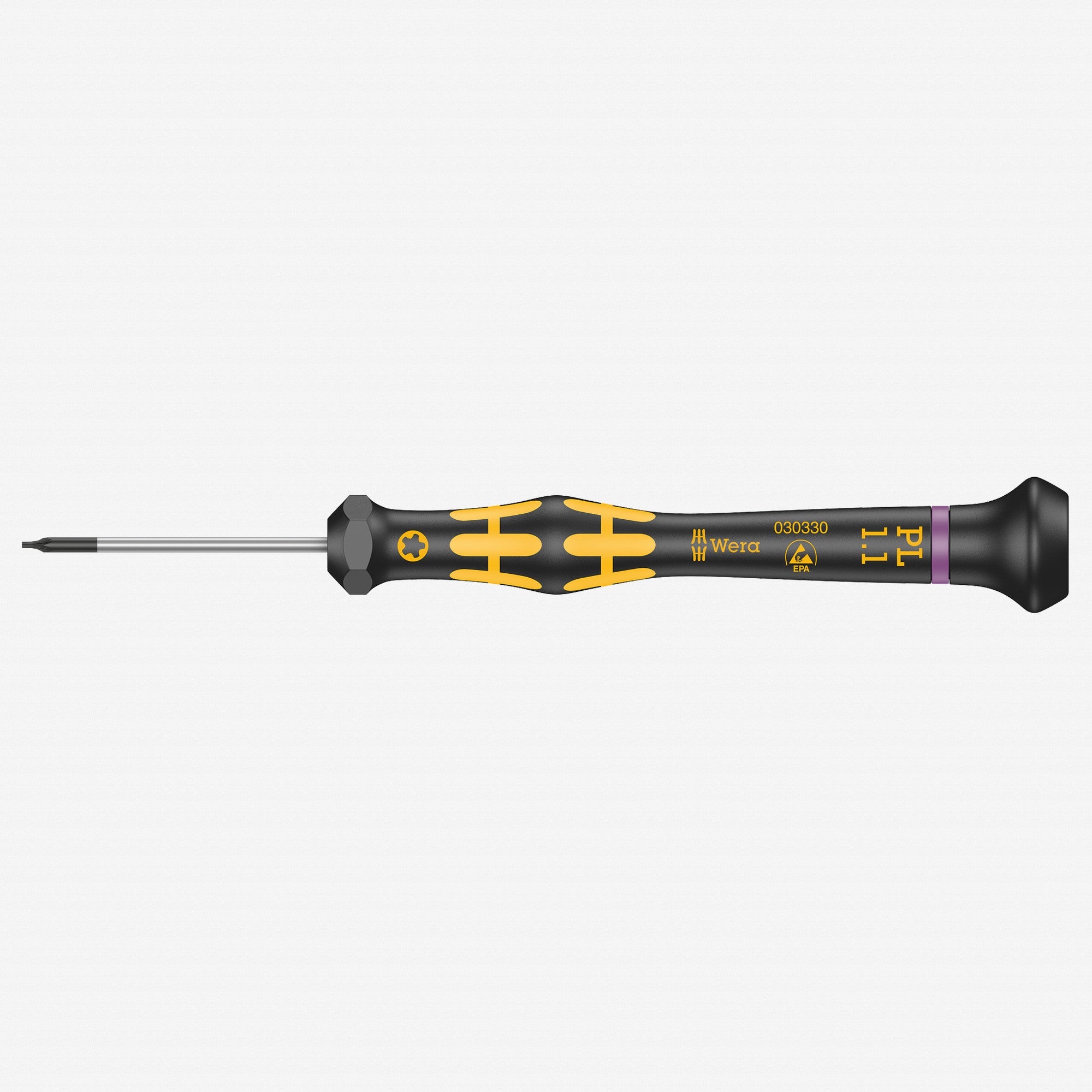 Wera 030330 Kraftform Micro ESD Pentalobe Precision Screwdriver, PL3 (1.1mm)