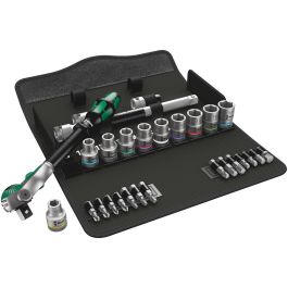 Wera 05004076001 1/2" Drive Zyklop Speed Ratchet Set - 28 Pieces