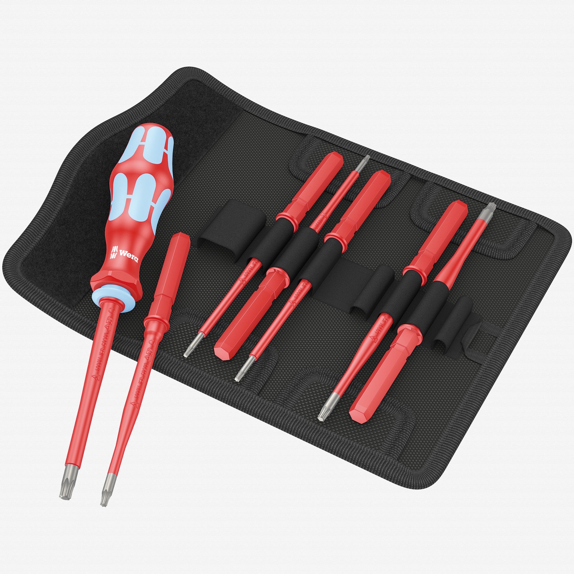 Wera 059040 Kraftform Kompakt VDE Stainless 8 Extra Slim 1, 8 Pieces