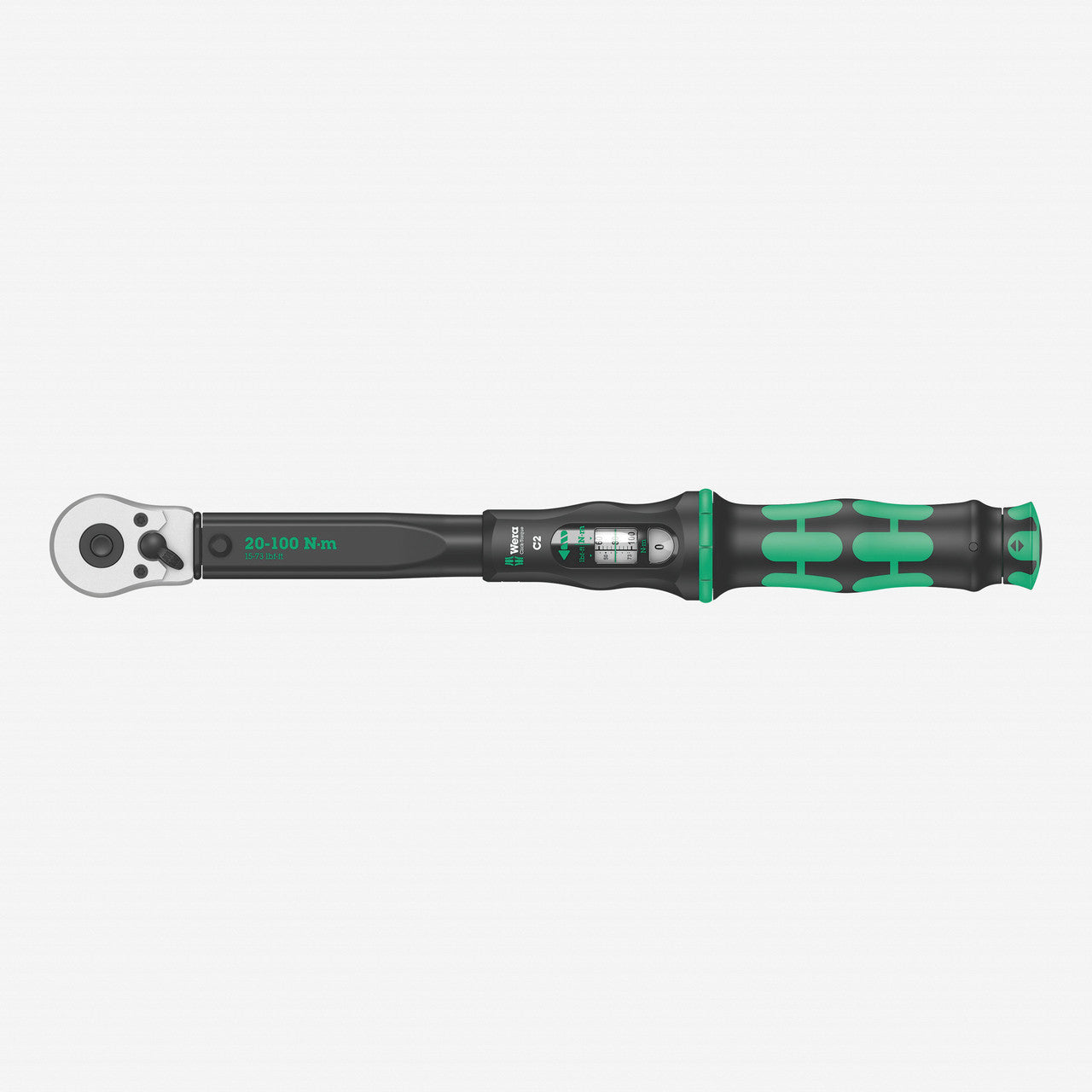 Wera 075621 Torque Wrench 20-100 Nm Reversible Ratchet 1/2" Drive
