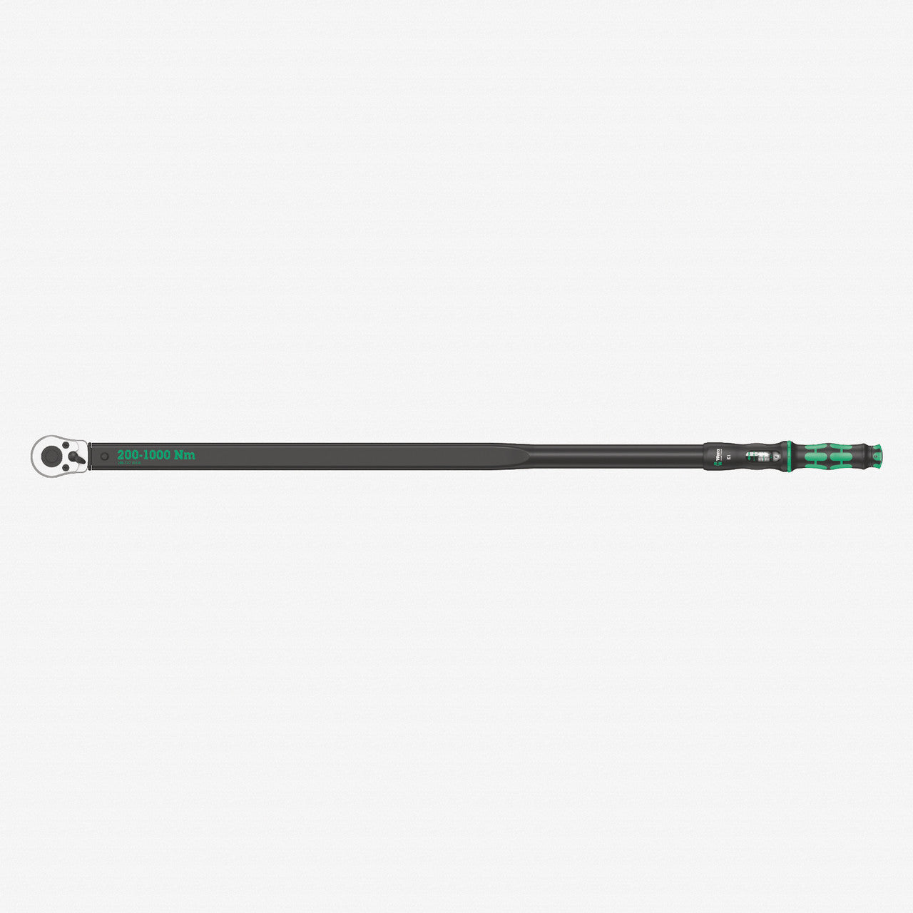 Wera 075630 Click-Torque E 1 Torque Wrench 3/4" Drive with Reversible Ratchet, 200-1000 Nm