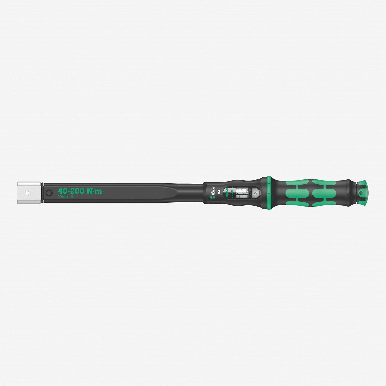 Wera 075654 Torque Wrench 40-200 Nm for 14x18 mm Interchangeable Insert Tools