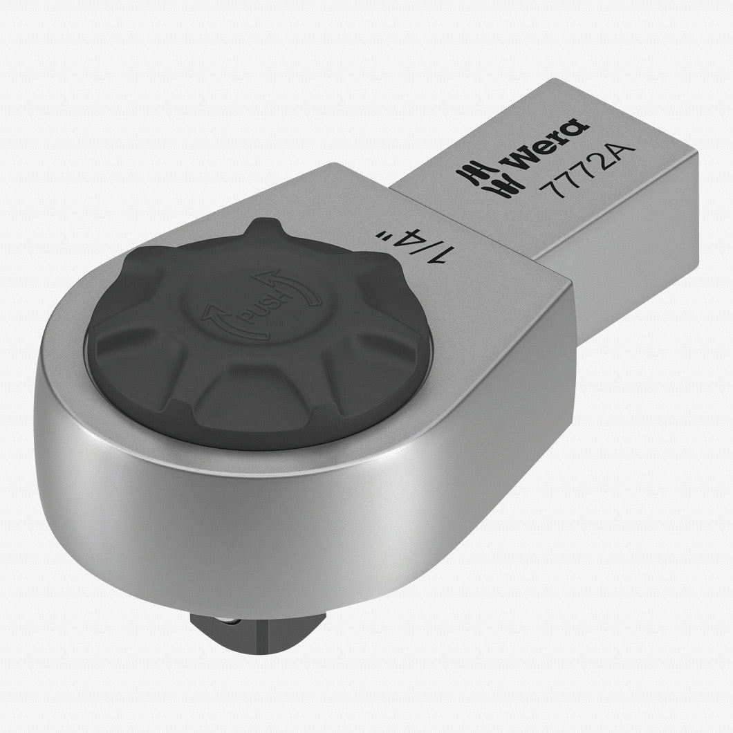 Wera 078635 7772 A Ratchet Insert, 9x12 mm holder, 1/4" Drive, Reversible