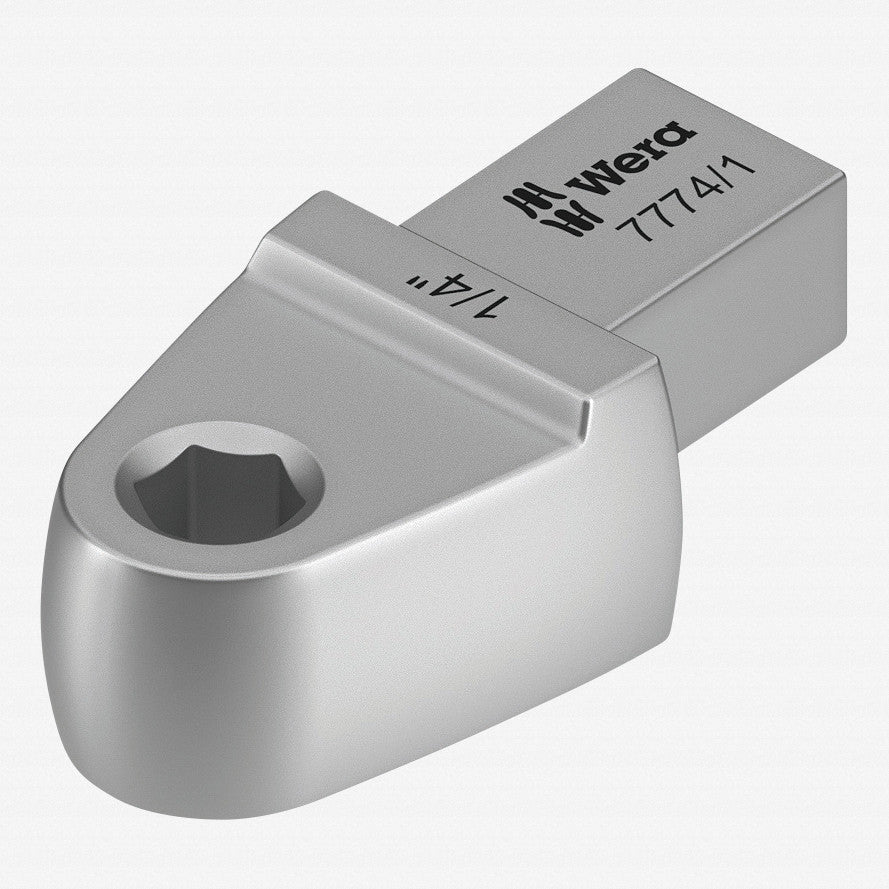 Wera 078640 7774/1 Bit Adapter Insert, 9x12 mm, 1/4"