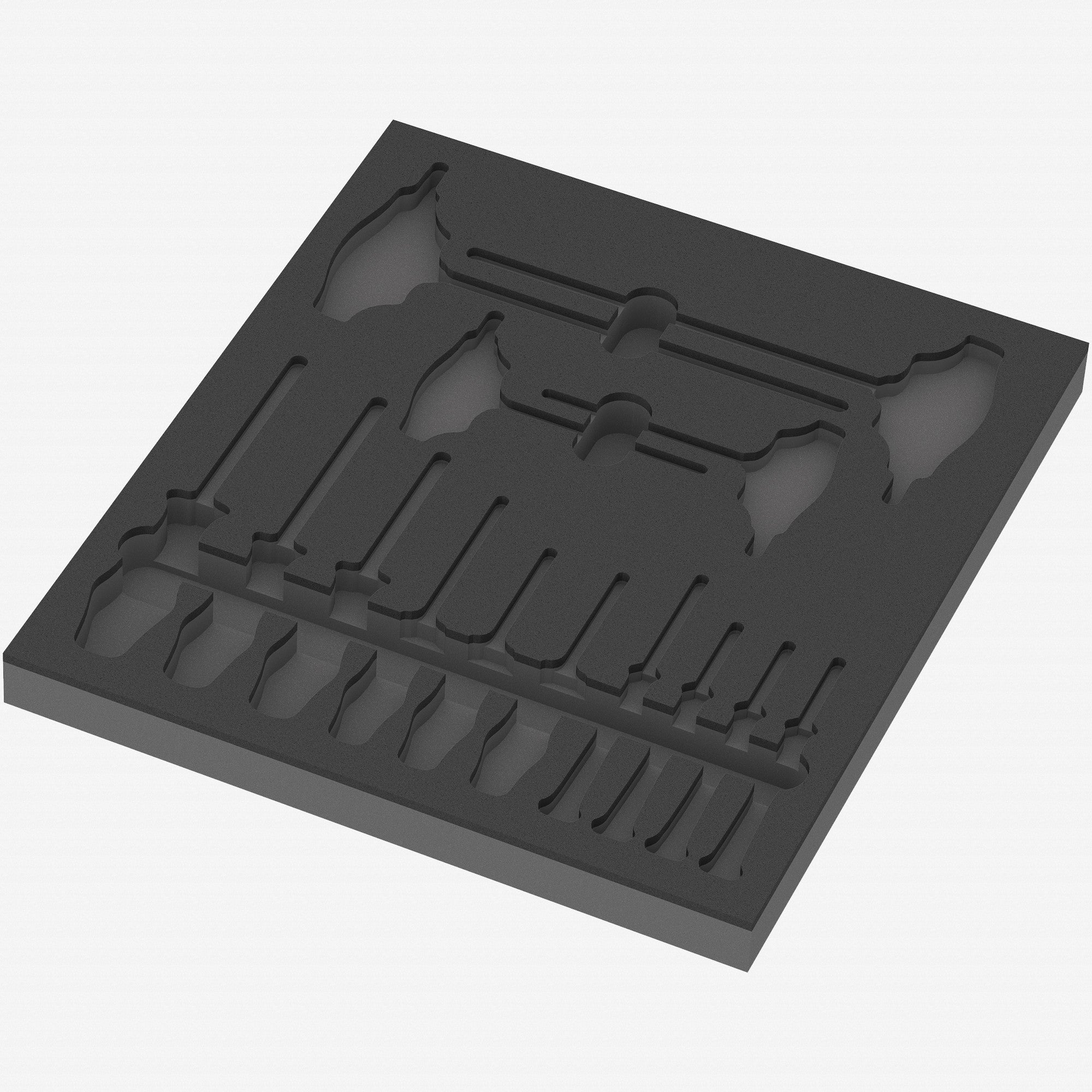 Wera 137312 Foam Insert TORX® HF Screwdriver Set 1, Empty
