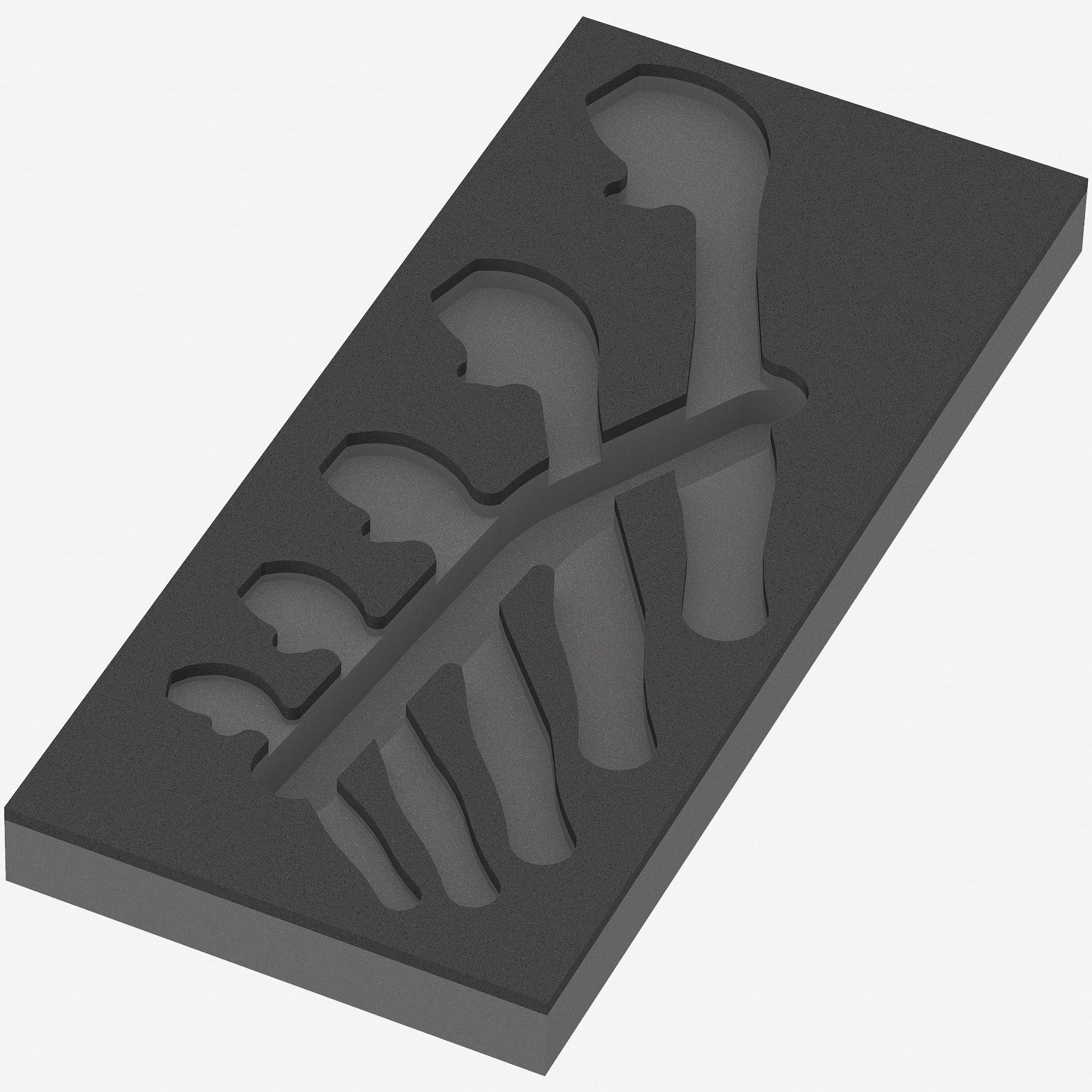 Wera 137332 Foam Insert 6004 Joker Set 1, Empty