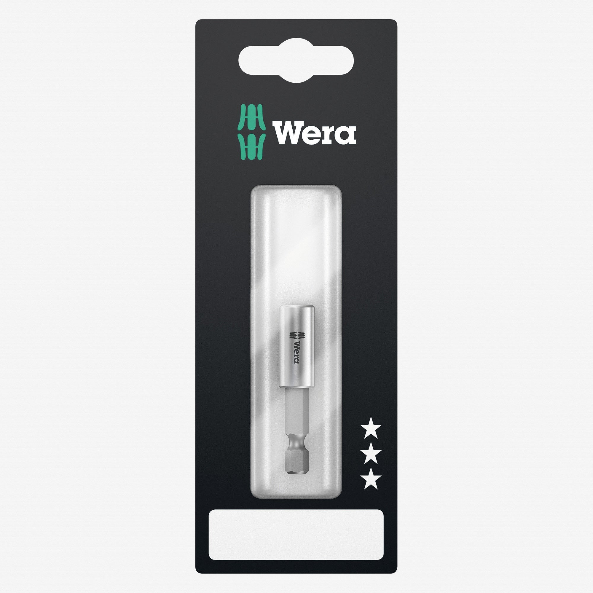 Wera 347100 Universal 1/4" Bit Holder with Stainless Steel Sleeve