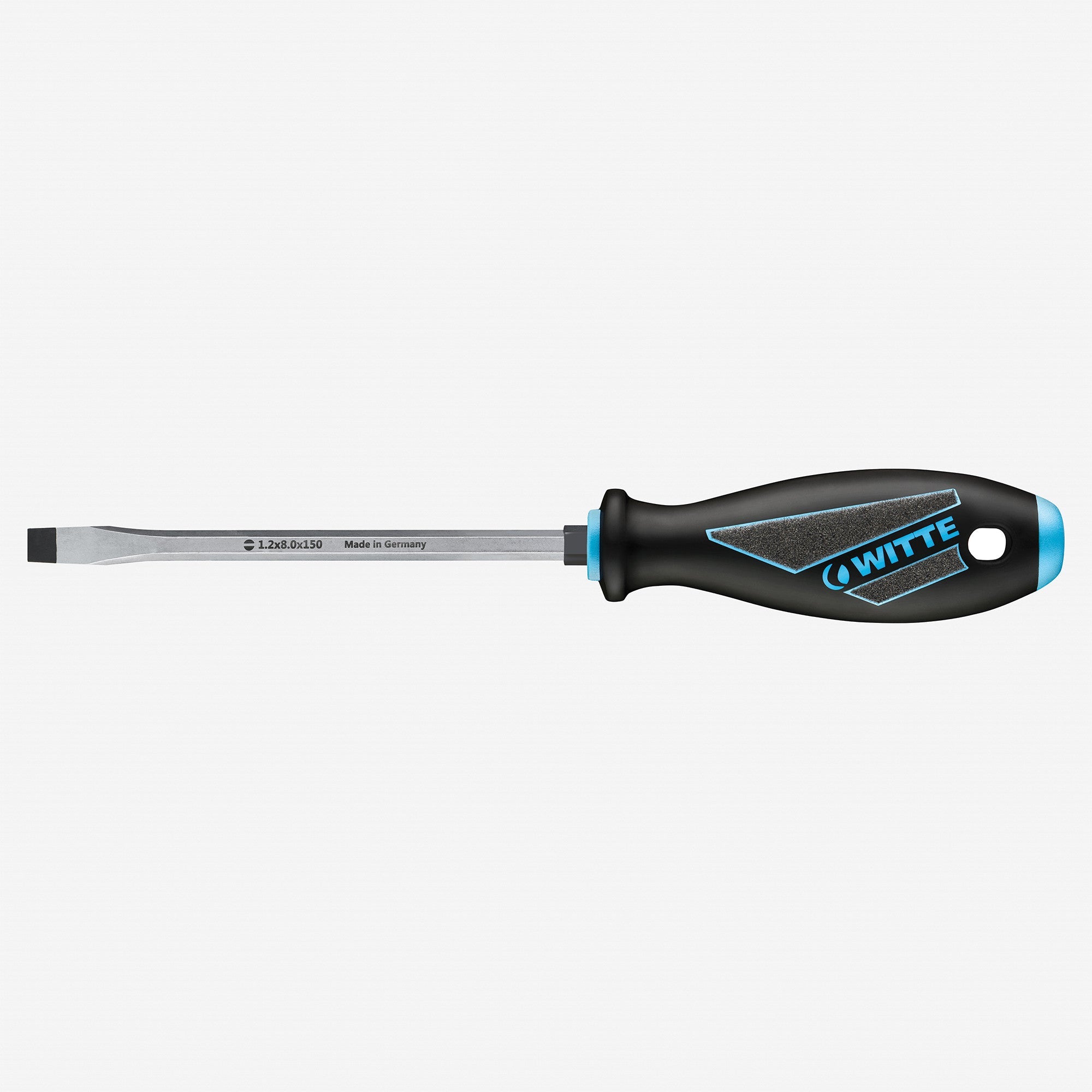 Witte Maxx Plus Keystone Slotted Screwdriver with Hex Bolster, 6.5 x 150 mm
