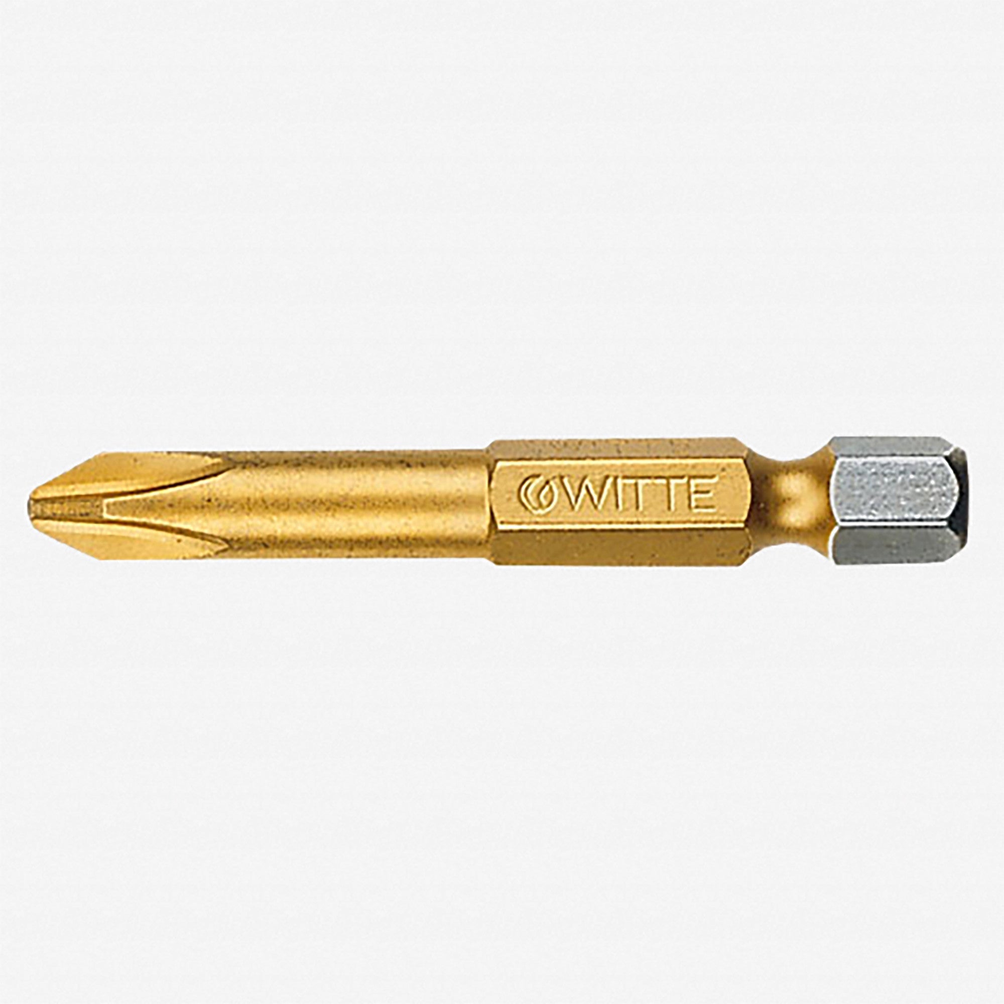 Witte Maxx Titanium-Nitride Phillips Bit, #1 x 50mm
