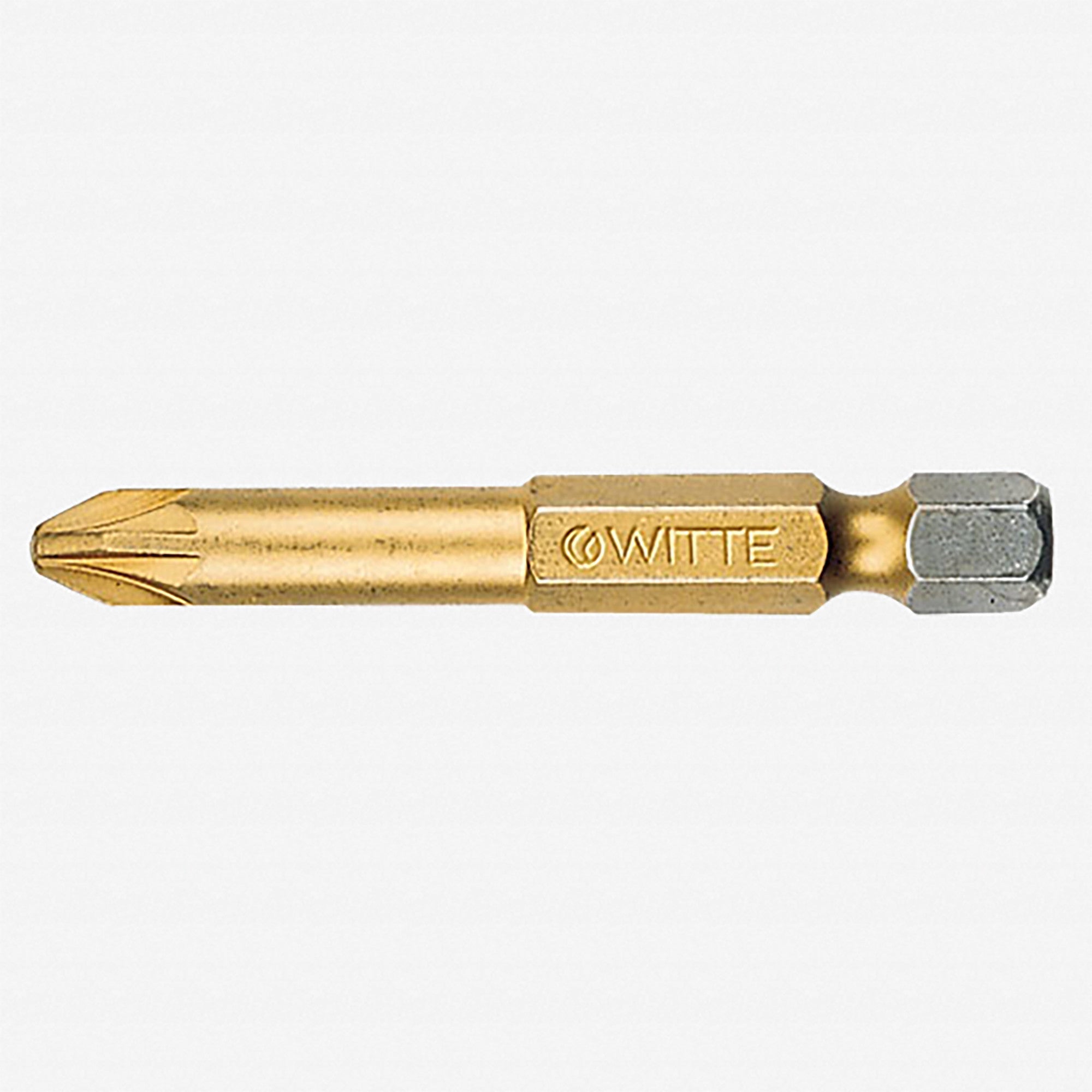 Witte Maxx Titanium-Nitride Pozidriv Bit, #2 x 50mm