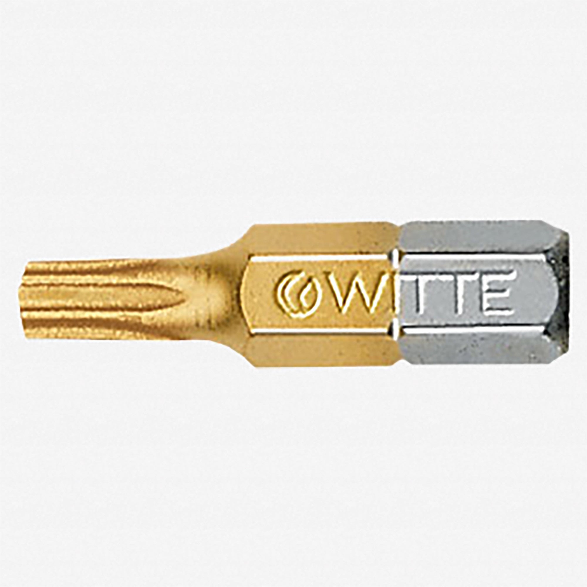 Witte Maxx Titanium-Nitride Security TORX Bit, T10s x 25mm