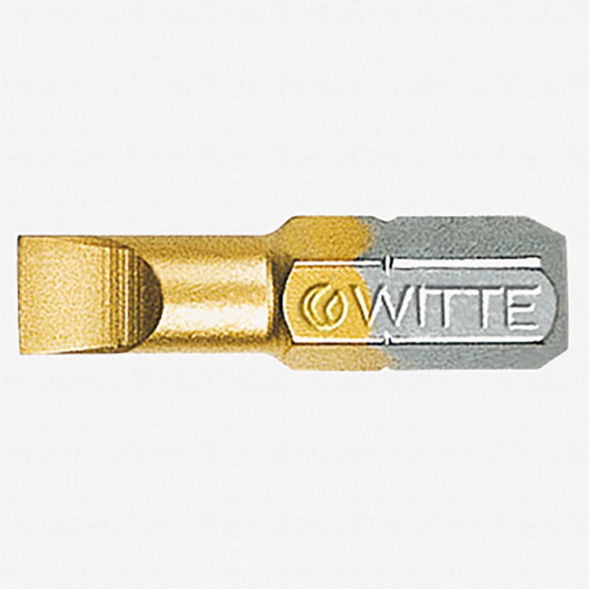 Witte Maxx Titanium-Nitride Slotted Bit, 0.6 x 4.5 x 25mm