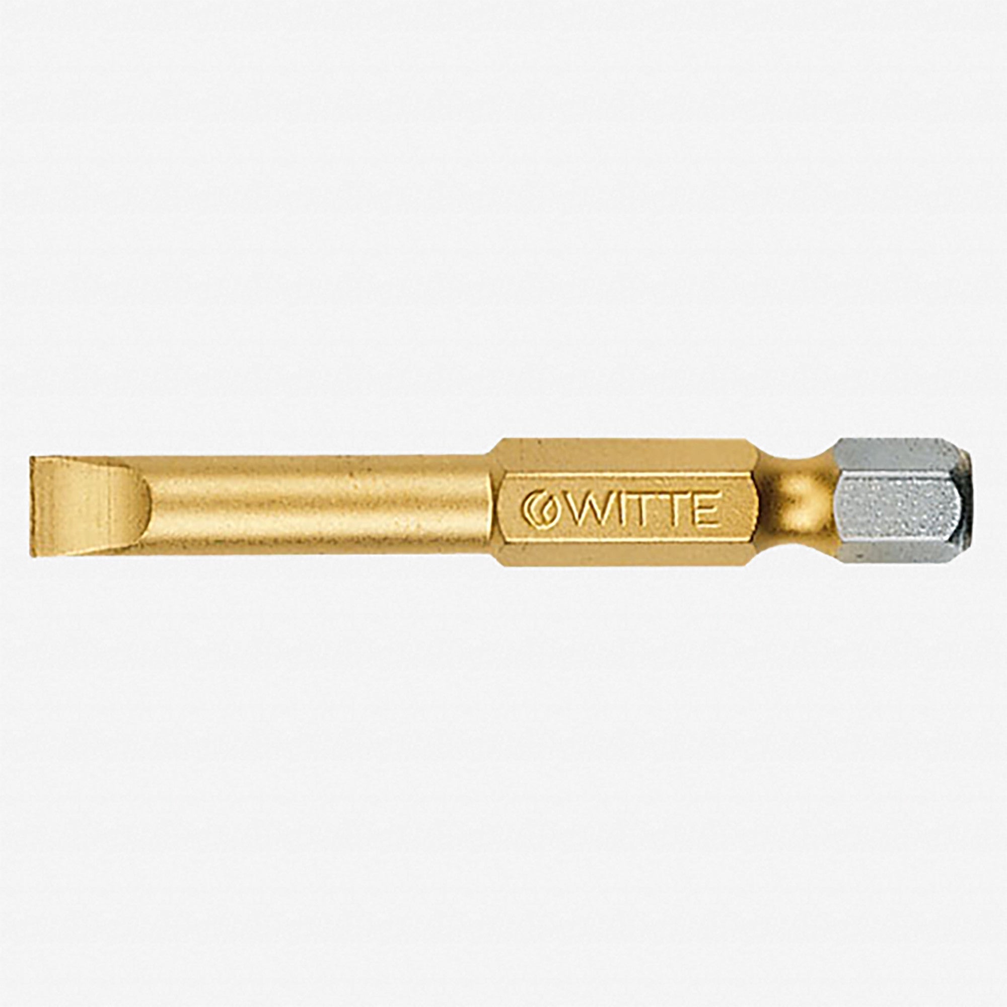 Witte Maxx Titanium-Nitride Slotted Bit, 0.6 x 4.5 x 50mm