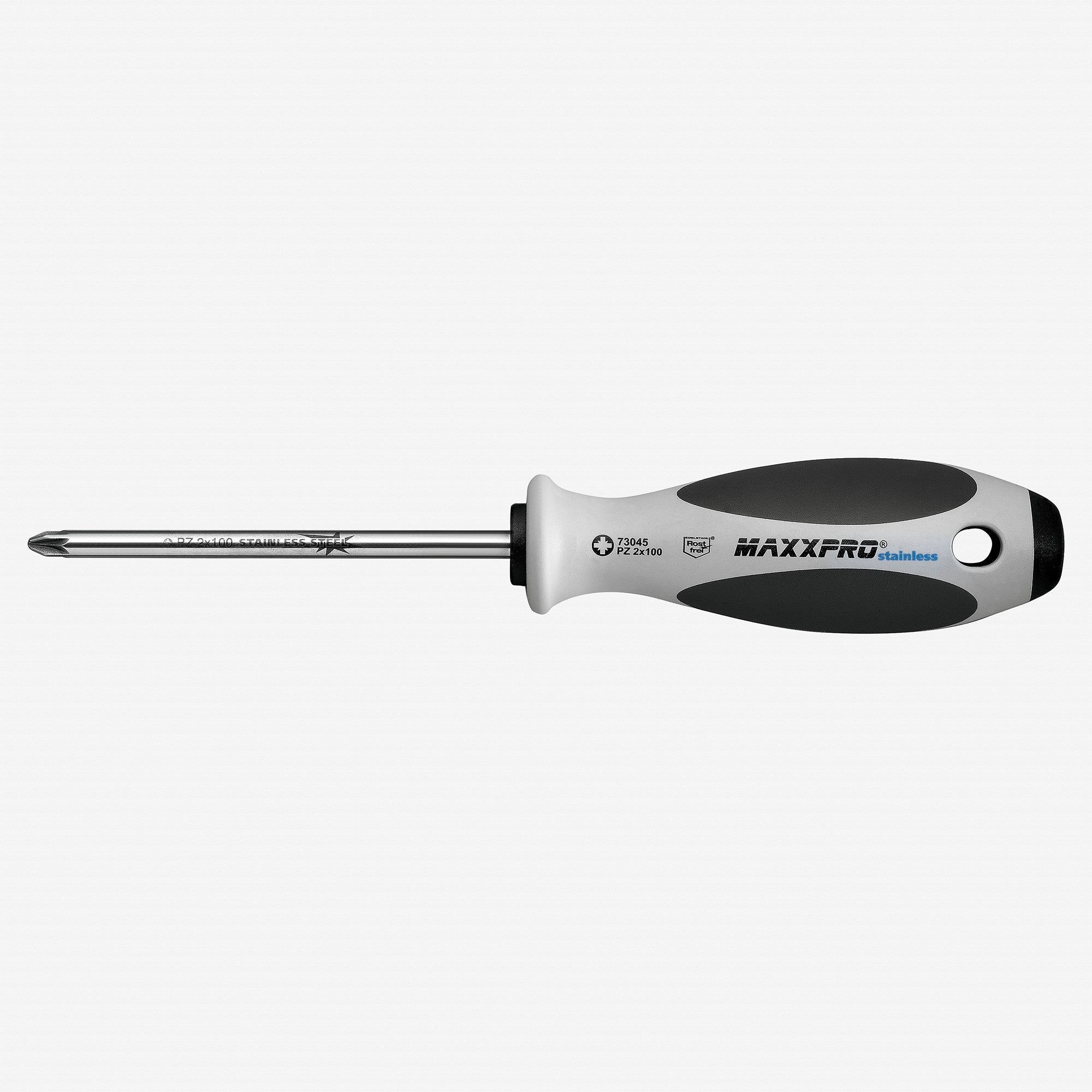 Witte MaxxPro Stainless Pozidriv Screwdriver, #2 x 100mm