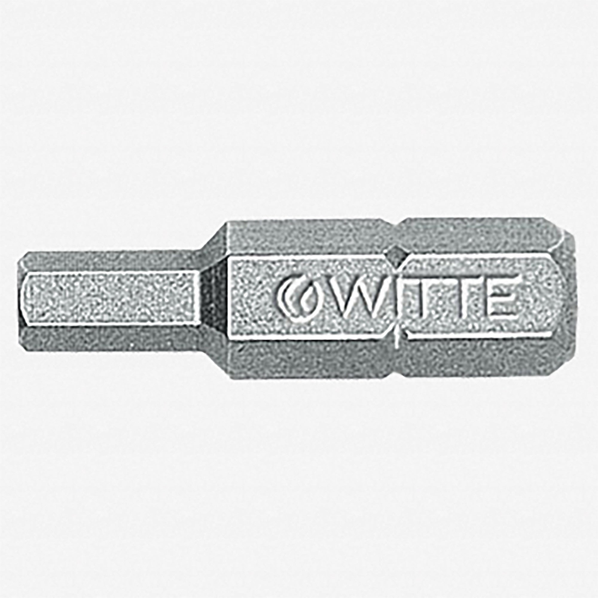 Witte Pro Hex Bit, 2.5 x 25mm
