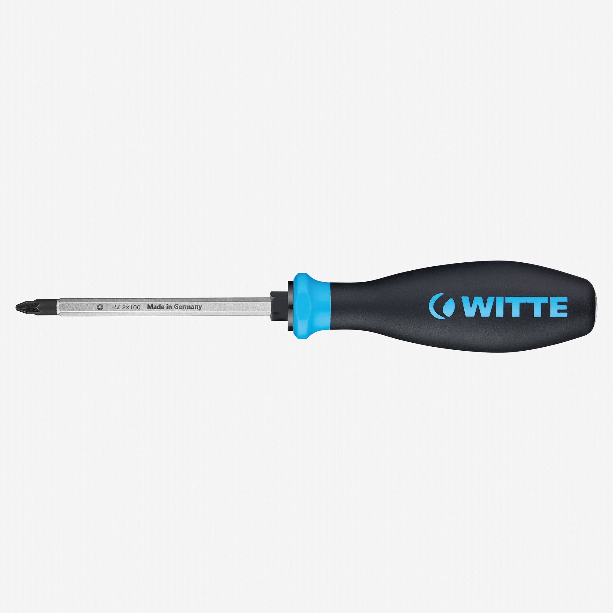 Witte Pro Impact Pozidriv Screwdriver with Hex Blade, #2 x 100mm